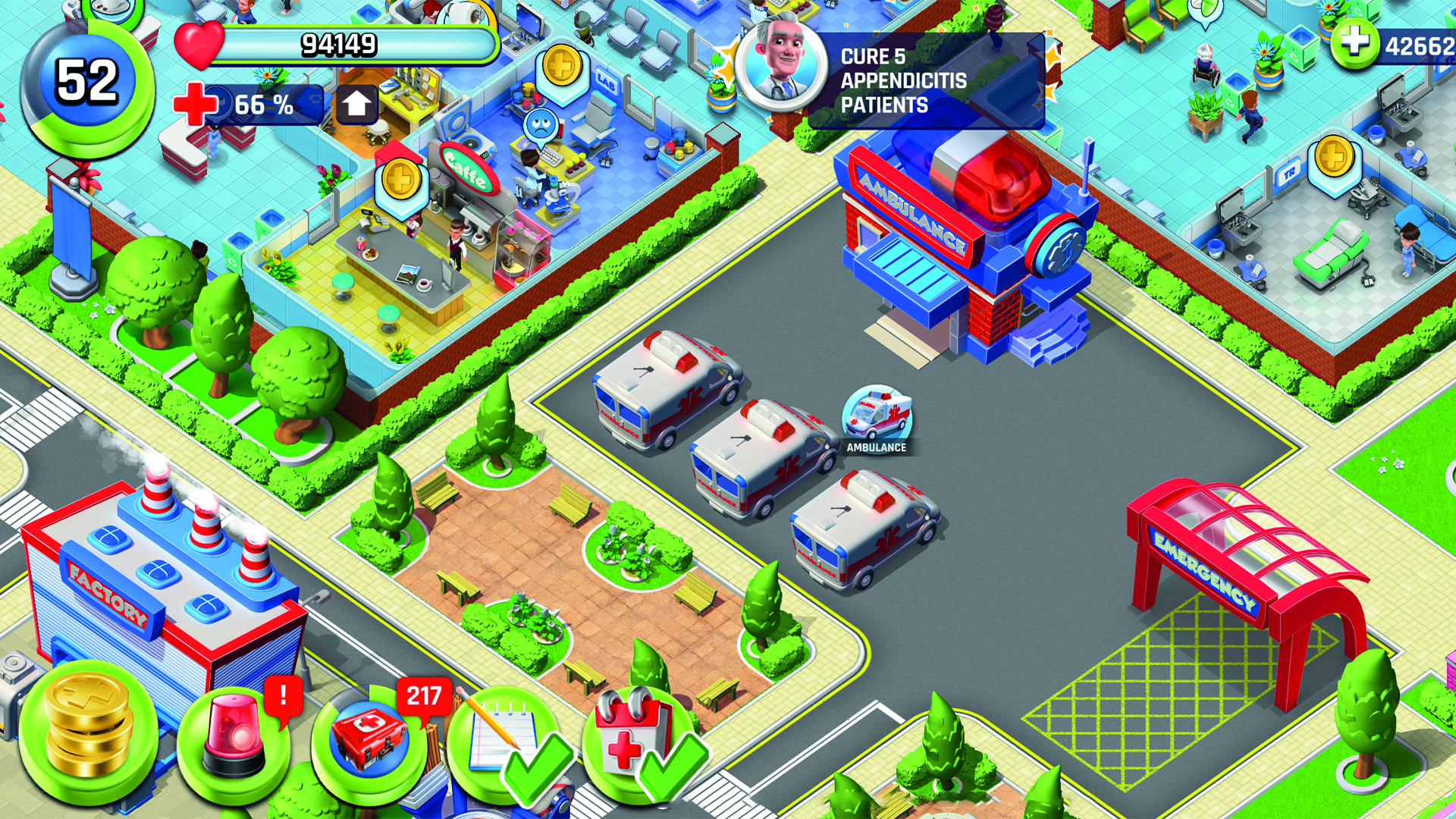 اسکرین شات 5 بازی Dream Hospital: Doctor Tycoon