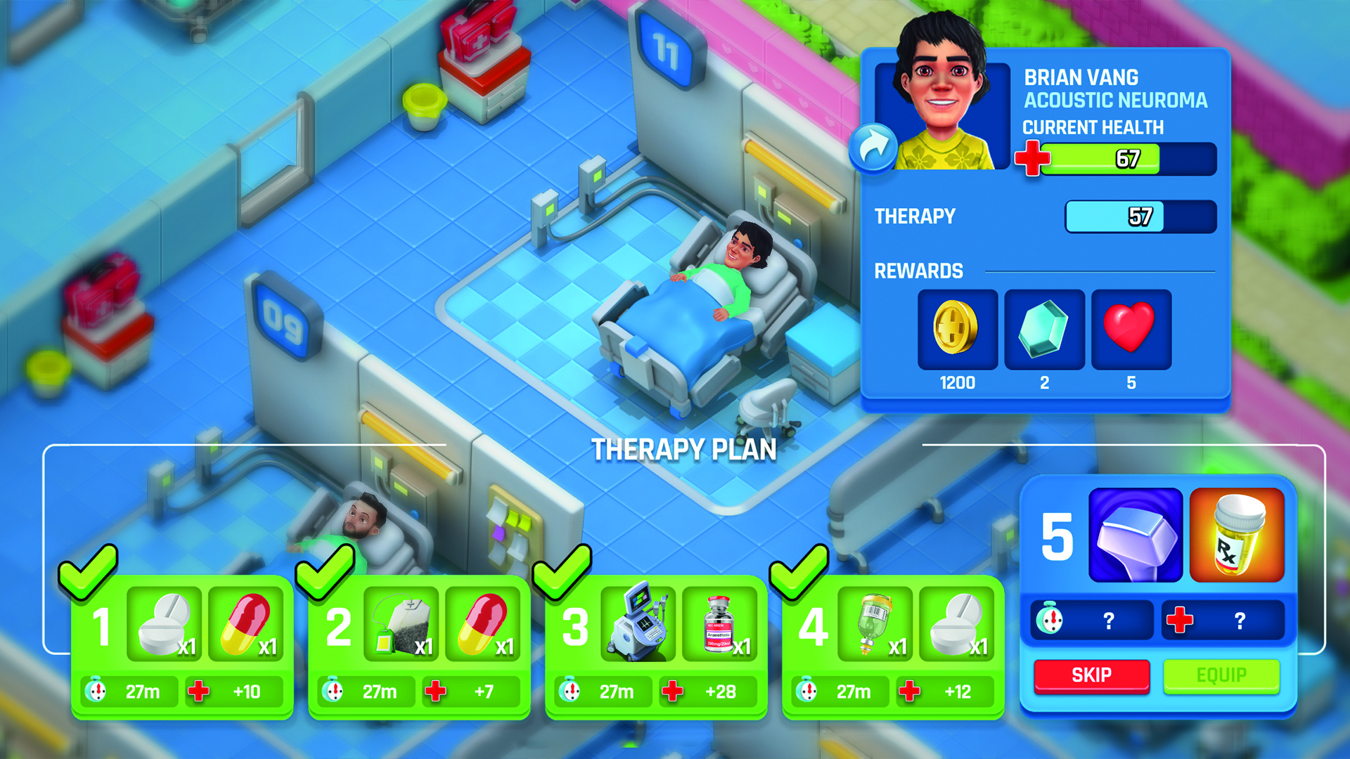 اسکرین شات 8 بازی Dream Hospital: Doctor Tycoon