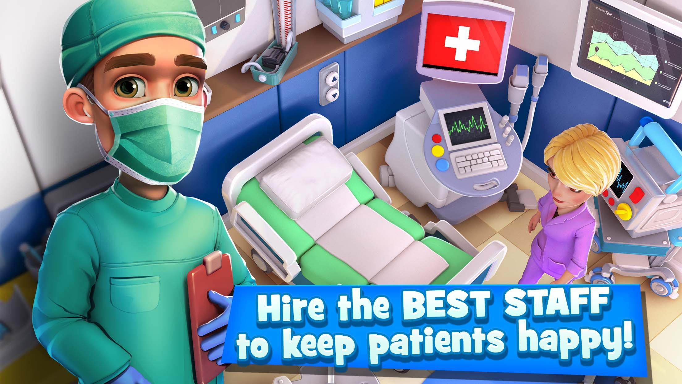 اسکرین شات 5 بازی Dream Hospital: Doctor Tycoon