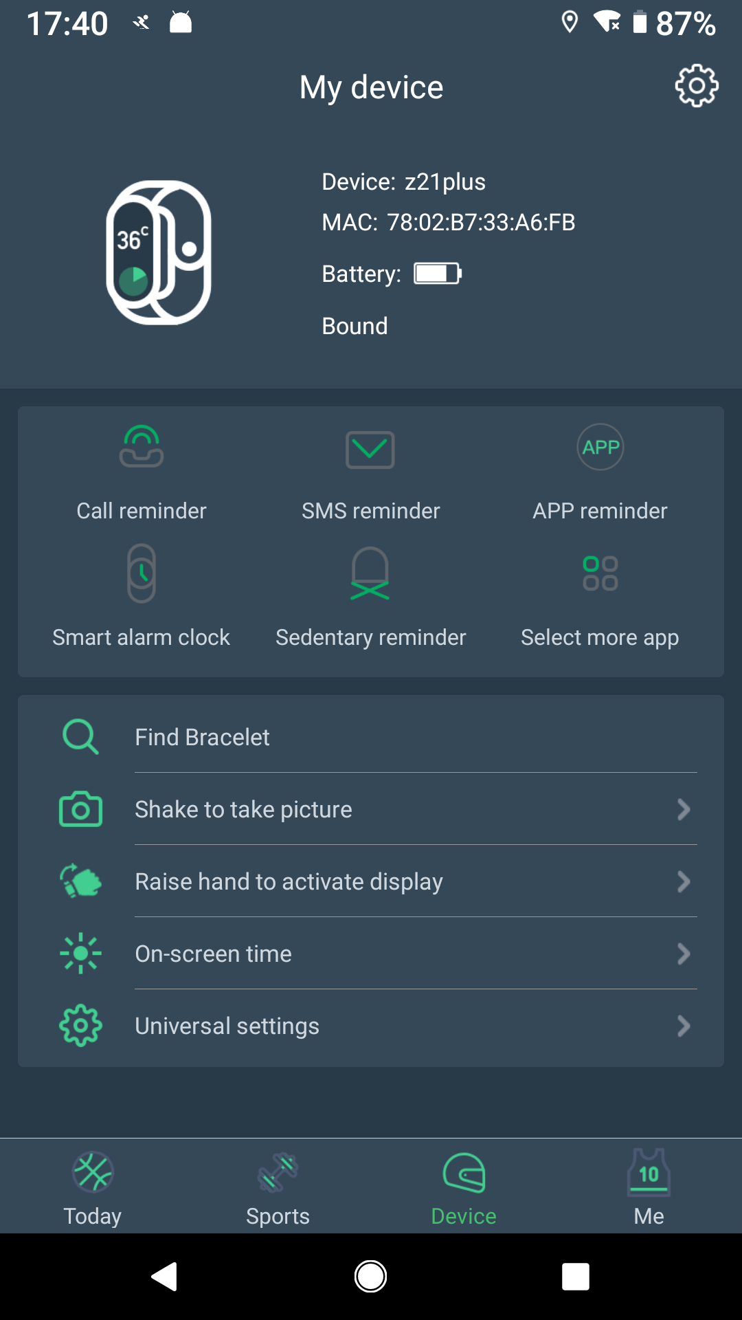 اسکرین شات 3 برنامه DayBand