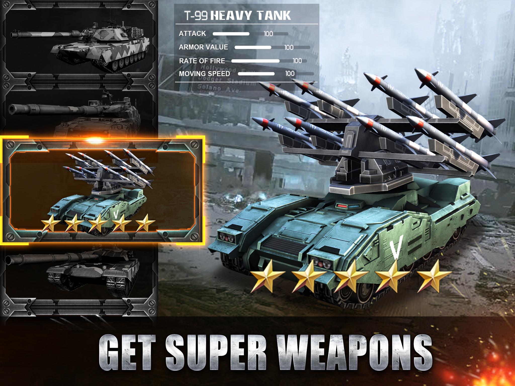 اسکرین شات 2 بازی Tank Strike - battle online