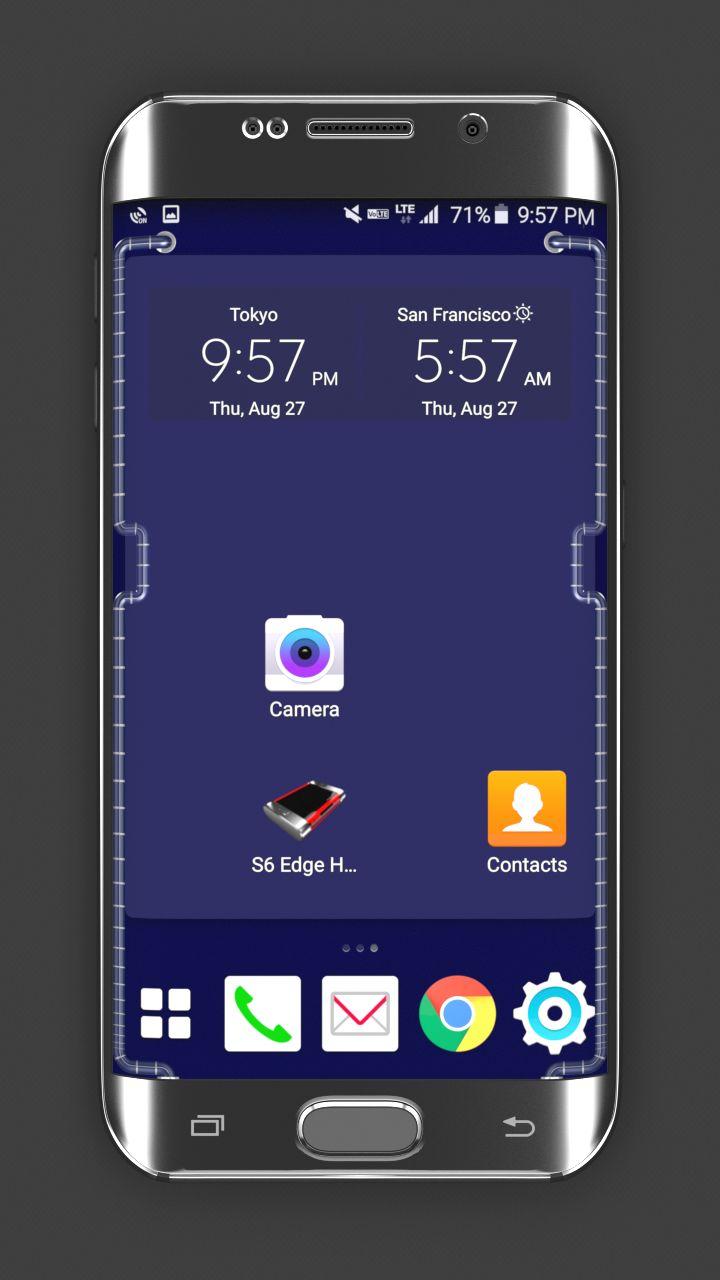 اسکرین شات 2 برنامه S6 Edge HD Live Wallpaper