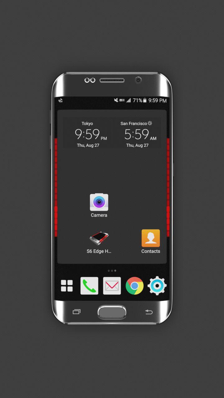 اسکرین شات 1 برنامه S6 Edge HD Live Wallpaper