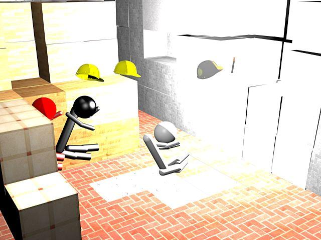 اسکرین شات 2 برنامه ② Stickman Demolition Team