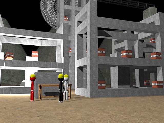 اسکرین شات 8 برنامه ② Stickman Demolition Team