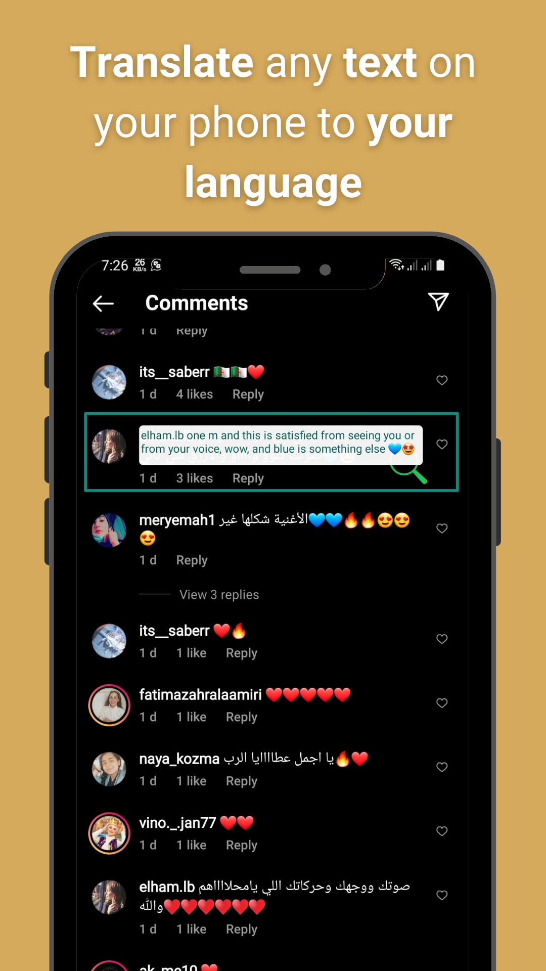 اسکرین شات 4 برنامه Swift Translate: All Chat Apps