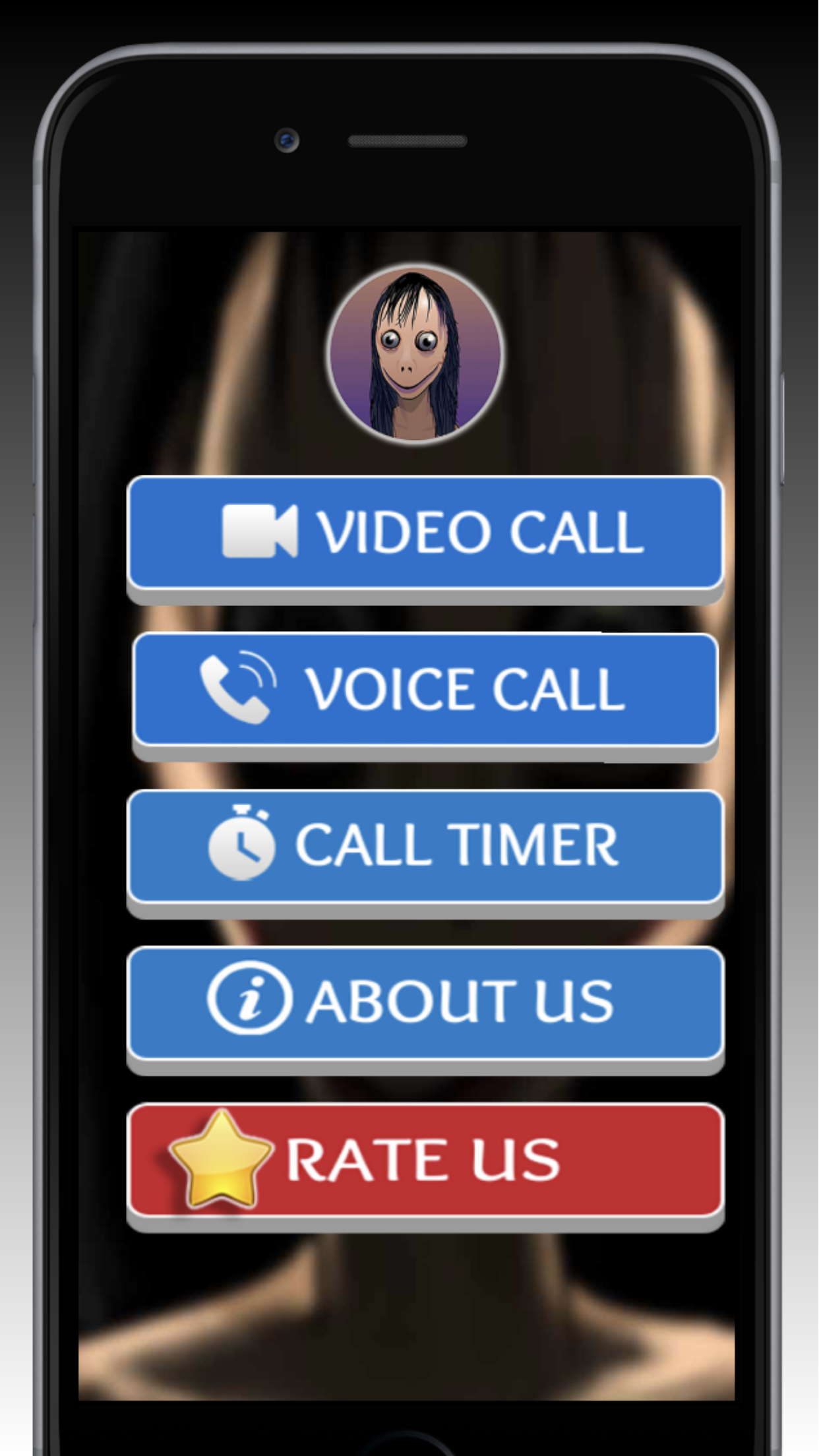 اسکرین شات 5 برنامه CREEPY Momo Prank video call