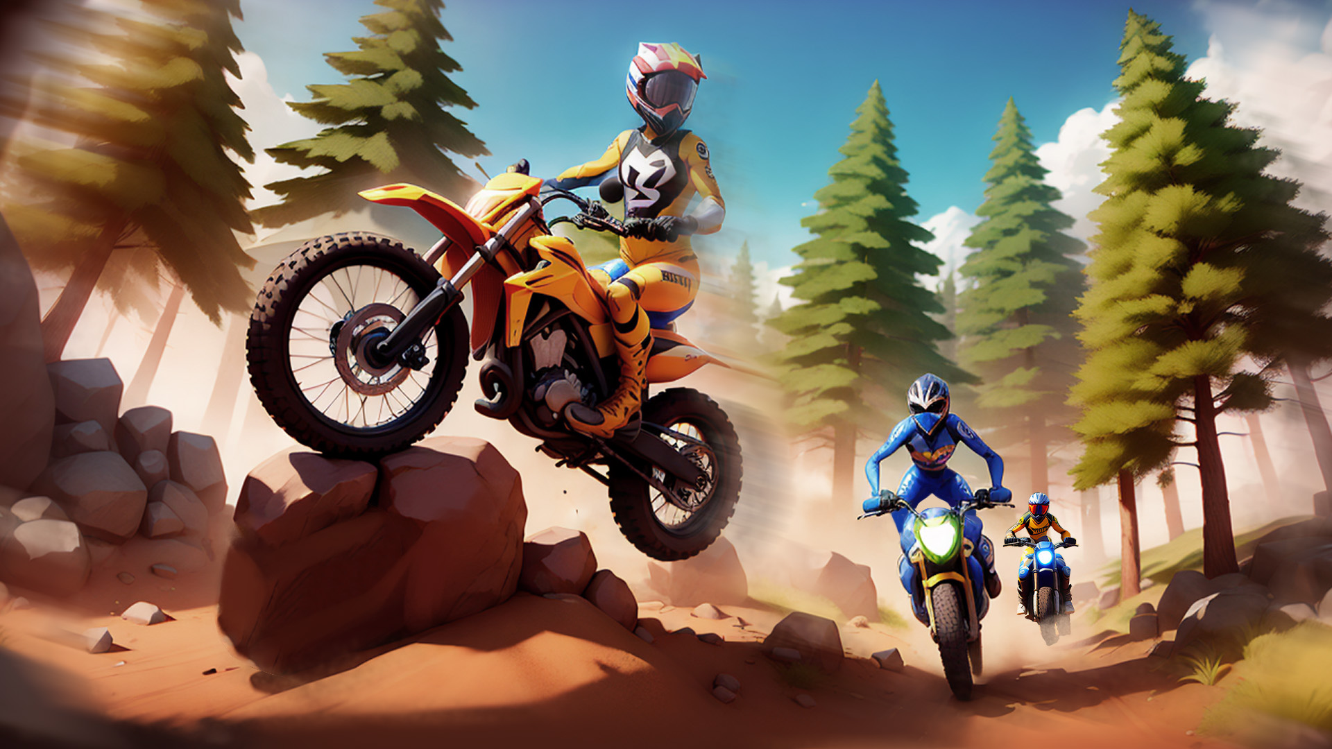 اسکرین شات 5 بازی Motocross Bike Racing Game