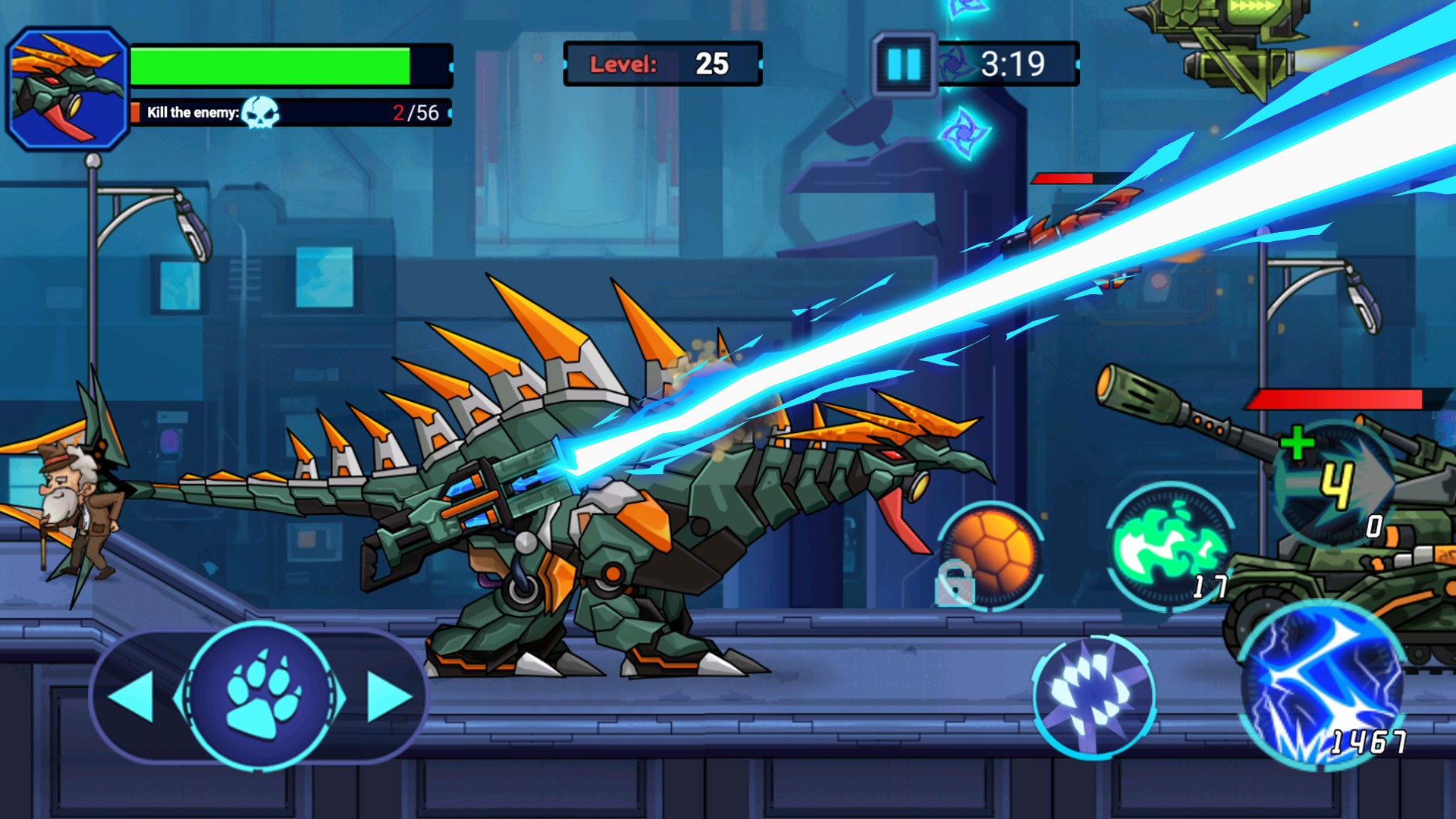 اسکرین شات 2 بازی Mech Dinosaur War