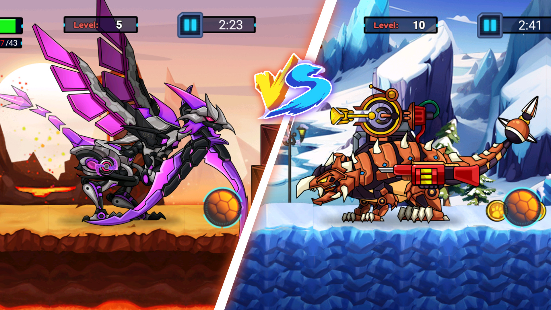 اسکرین شات 5 بازی Mech Dinosaur War