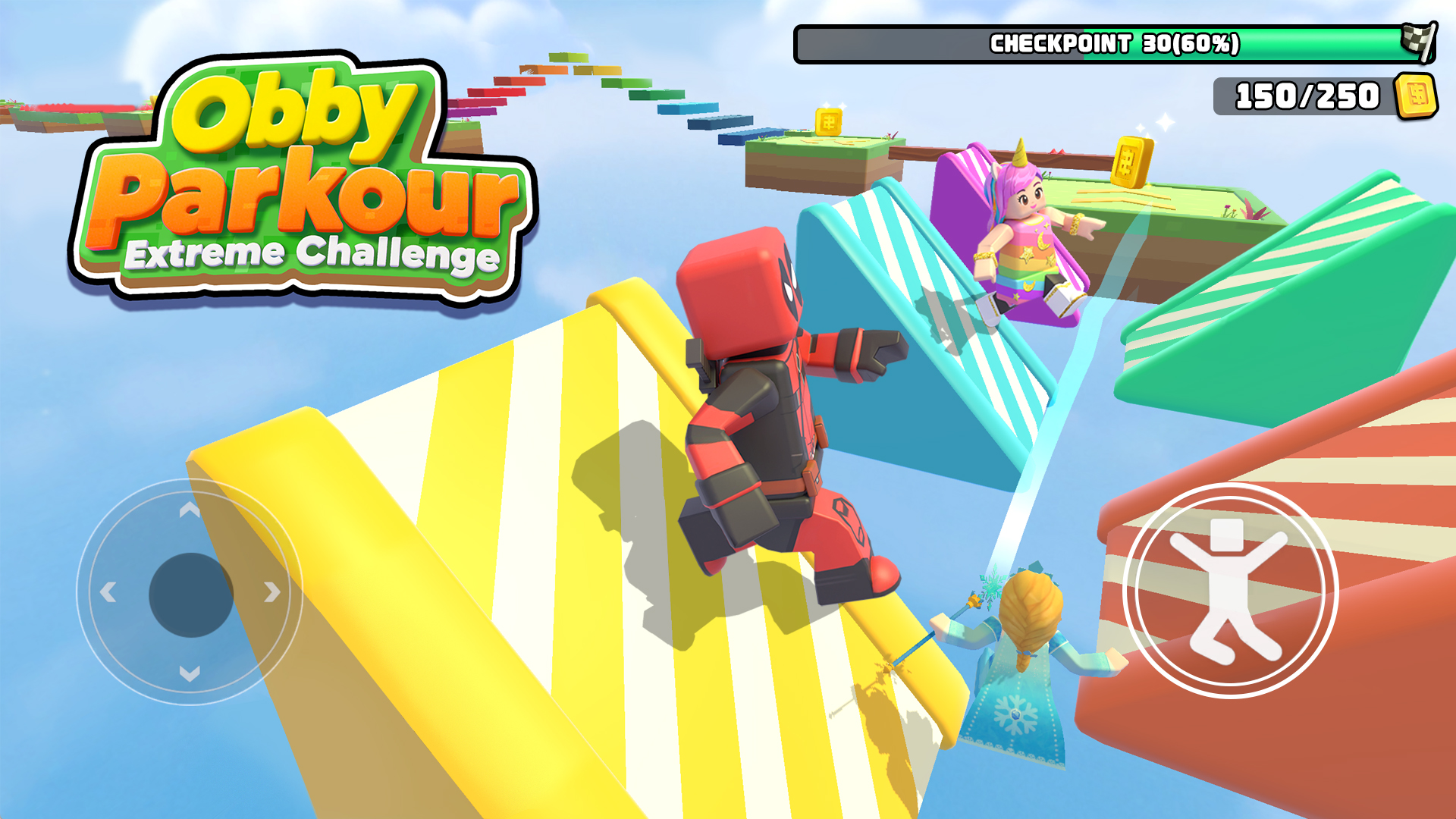 اسکرین شات 5 بازی Obby Parkour Extreme Challenge