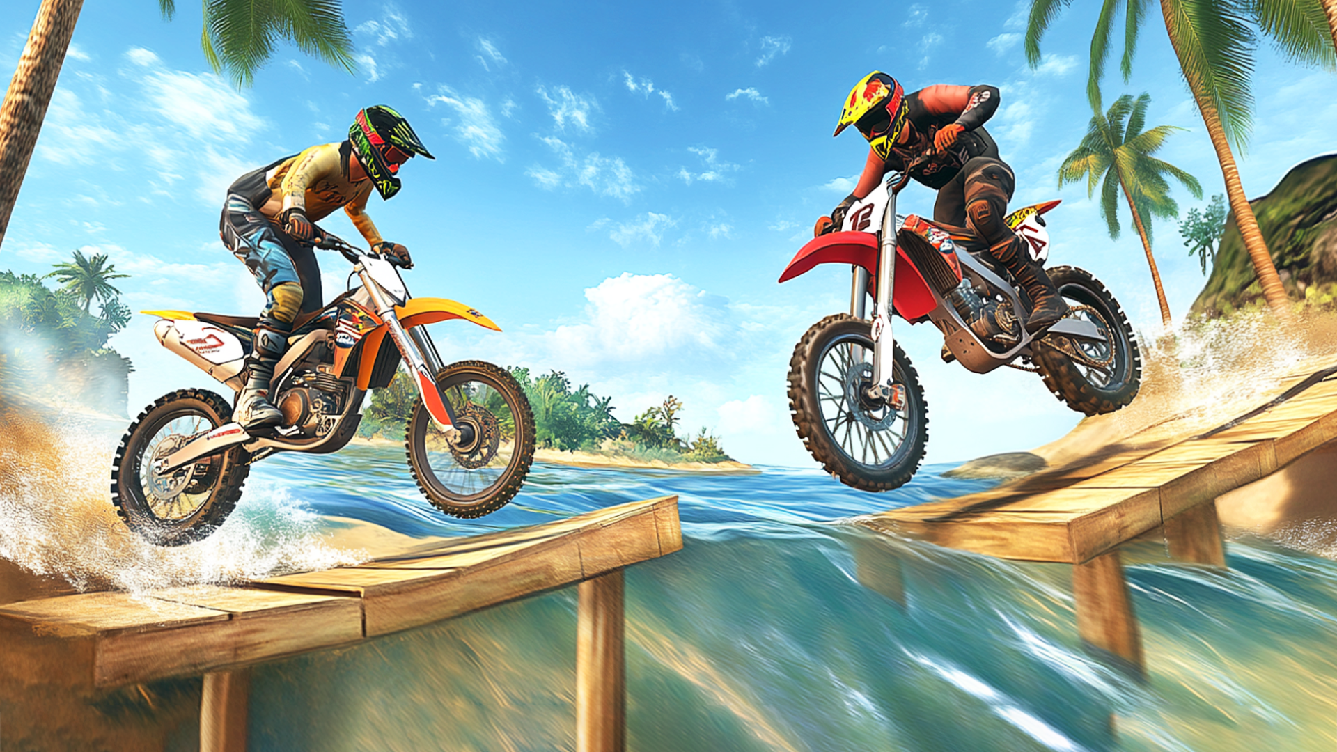 اسکرین شات 4 بازی Stunt Motorcycle Racing Game