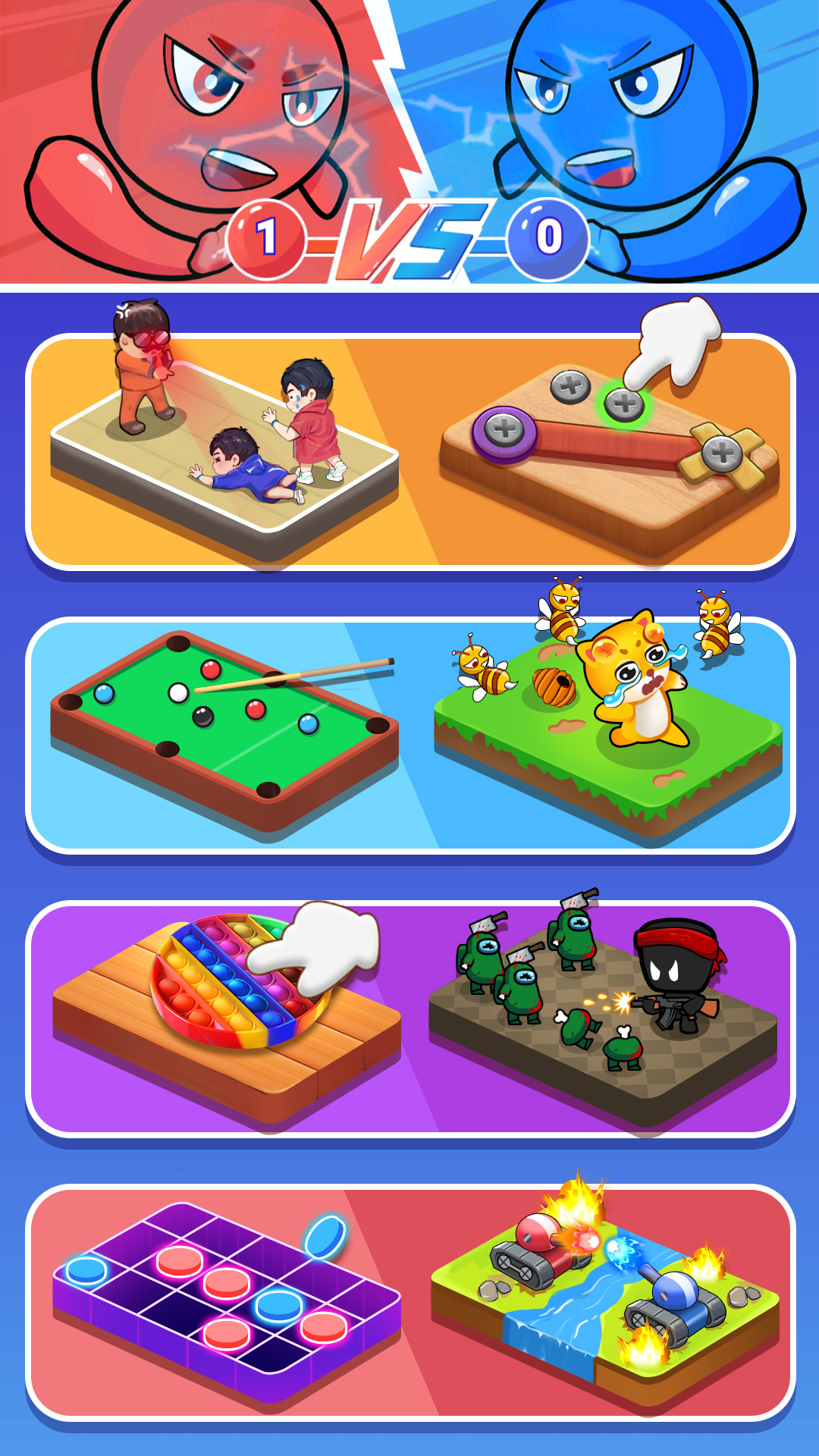 اسکرین شات 1 بازی Antistress Two Player Battle