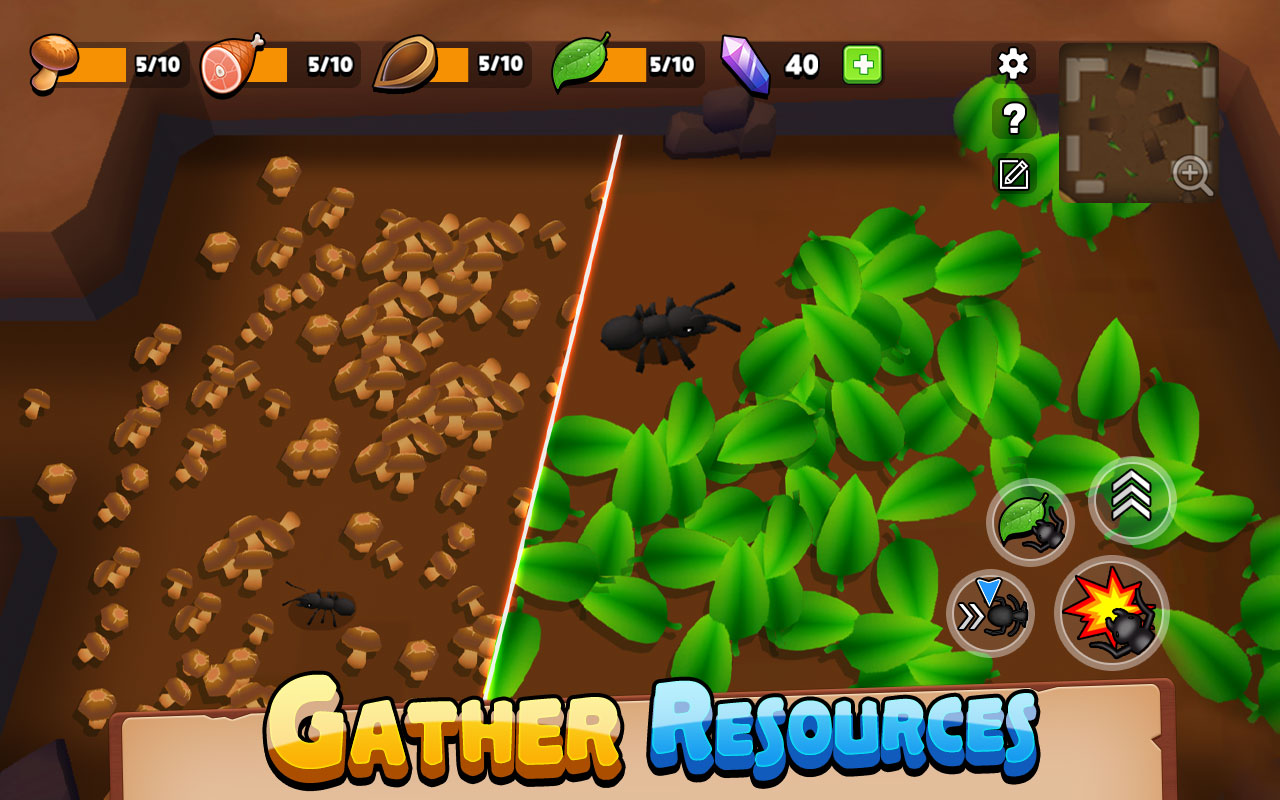 اسکرین شات 3 بازی Ants:Kingdom Simulator 3D