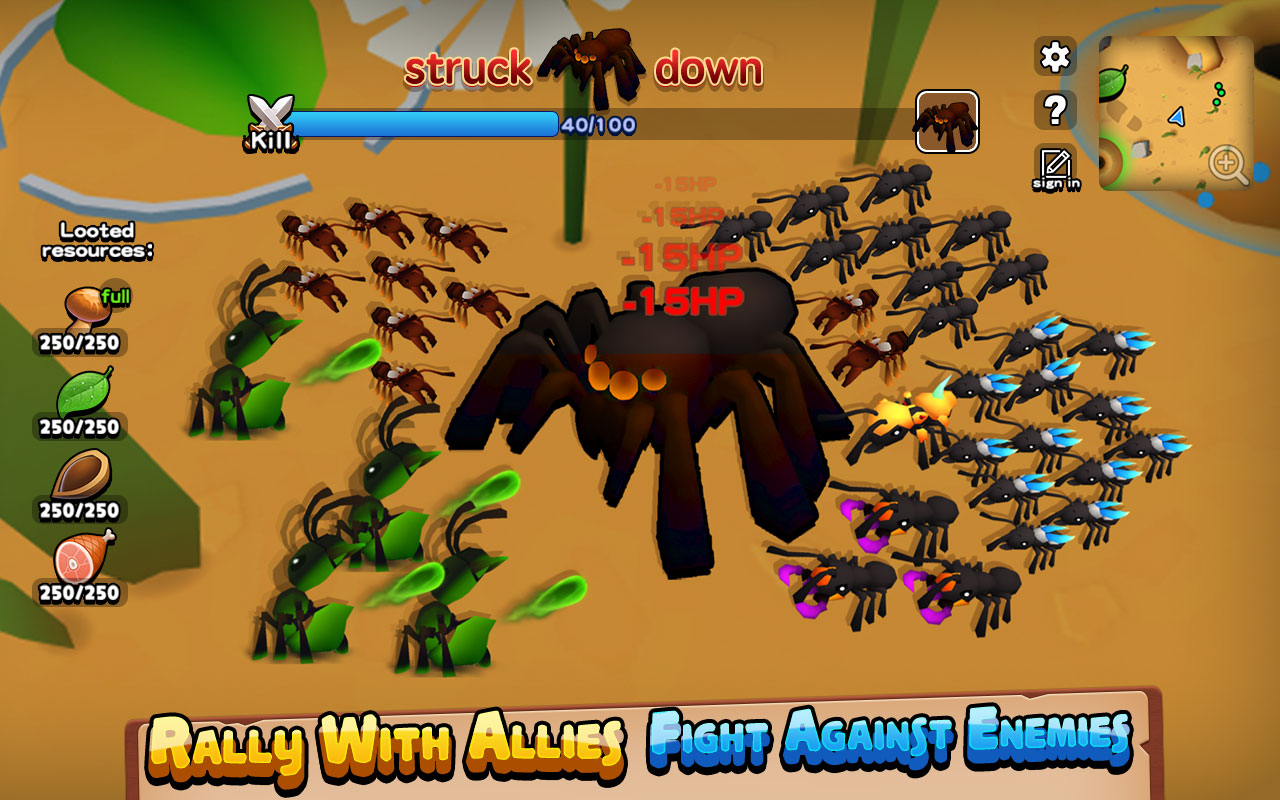 اسکرین شات 2 بازی Ants:Kingdom Simulator 3D