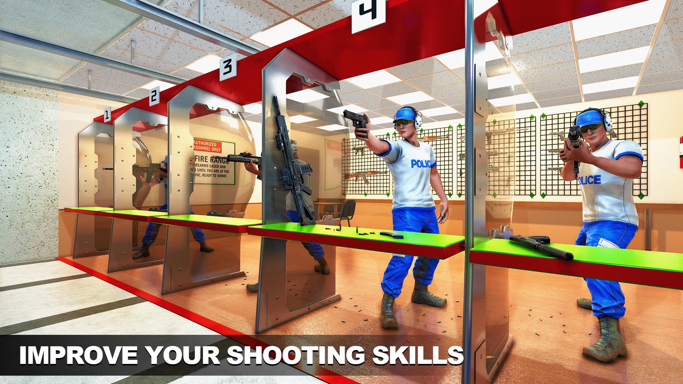 اسکرین شات 2 برنامه Police Training Gun Shooting