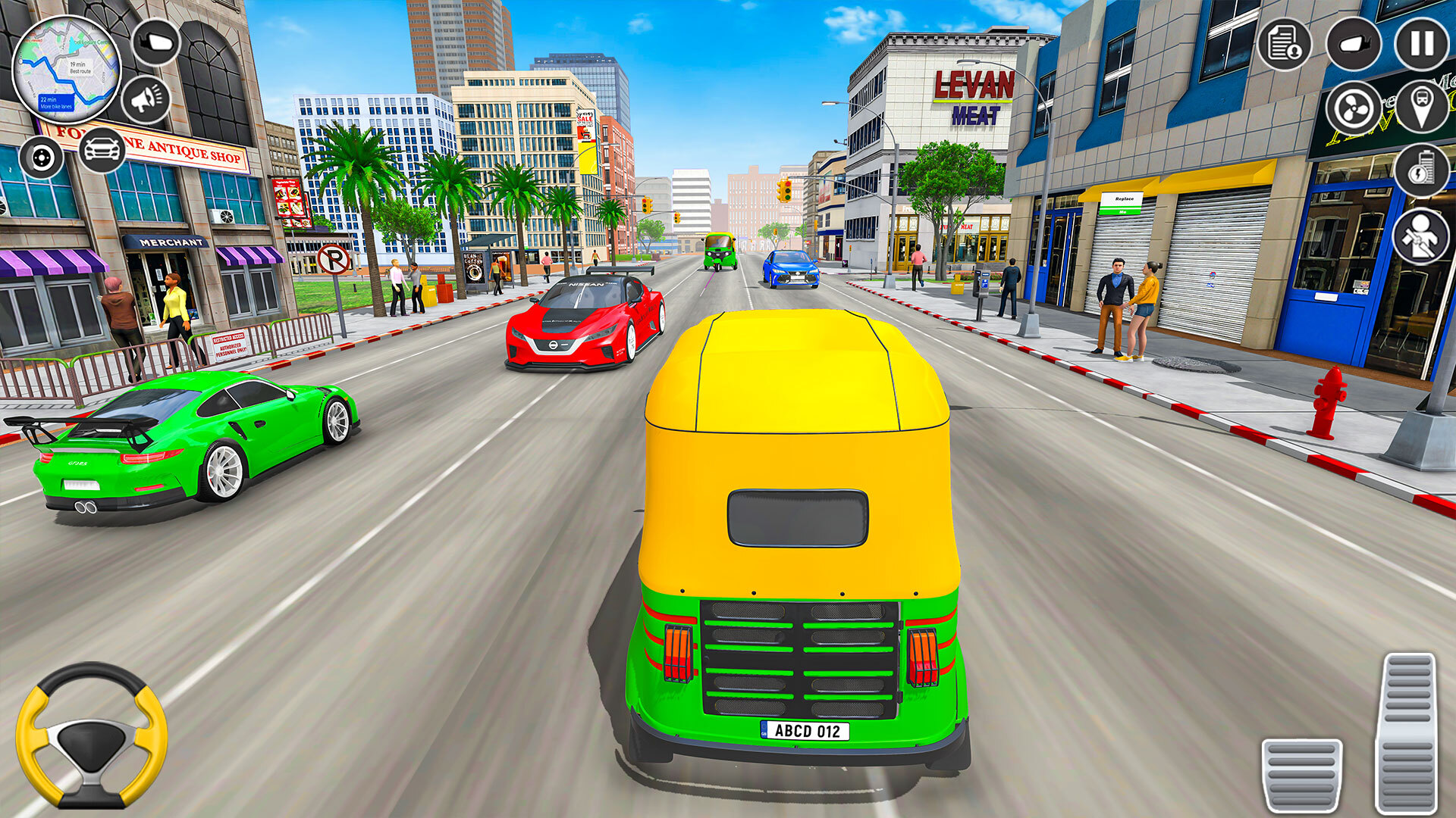 اسکرین شات 4 برنامه Tuk Tuk Auto Rickshaw Driving
