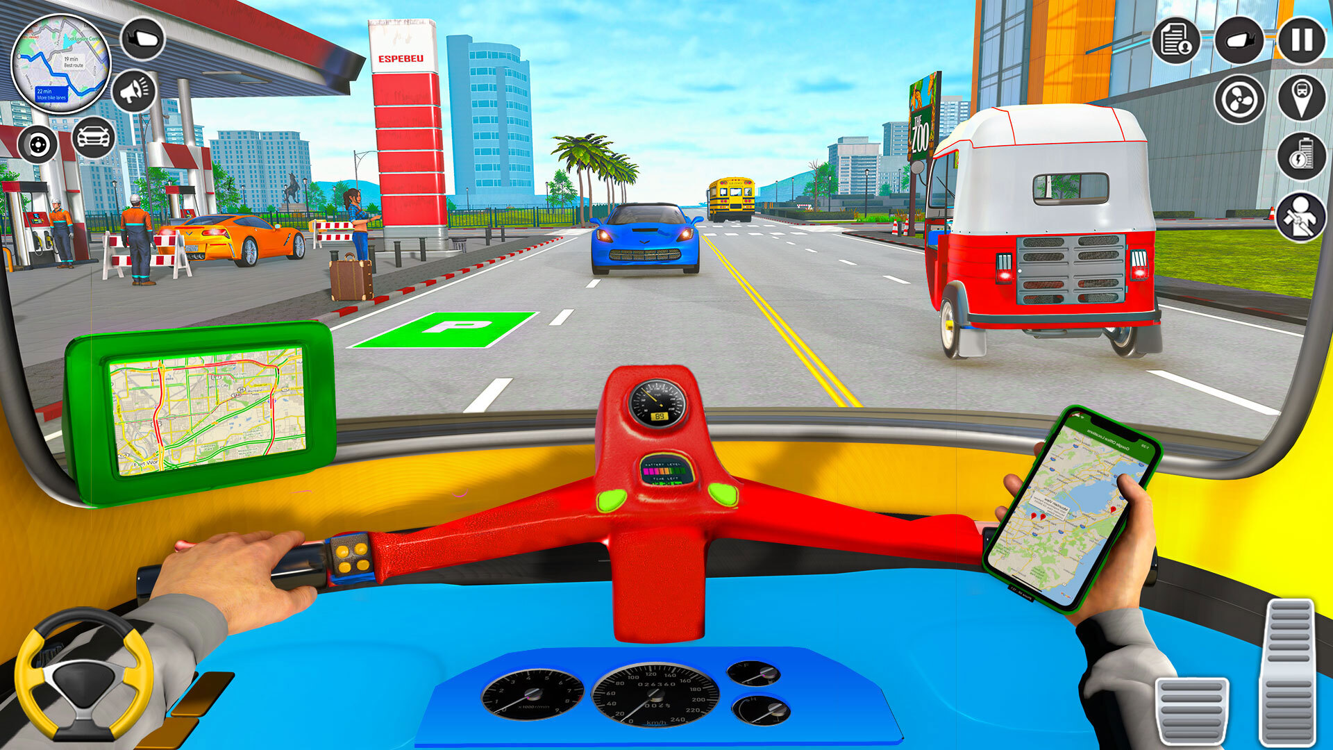 اسکرین شات 7 برنامه Tuk Tuk Auto Rickshaw Driving