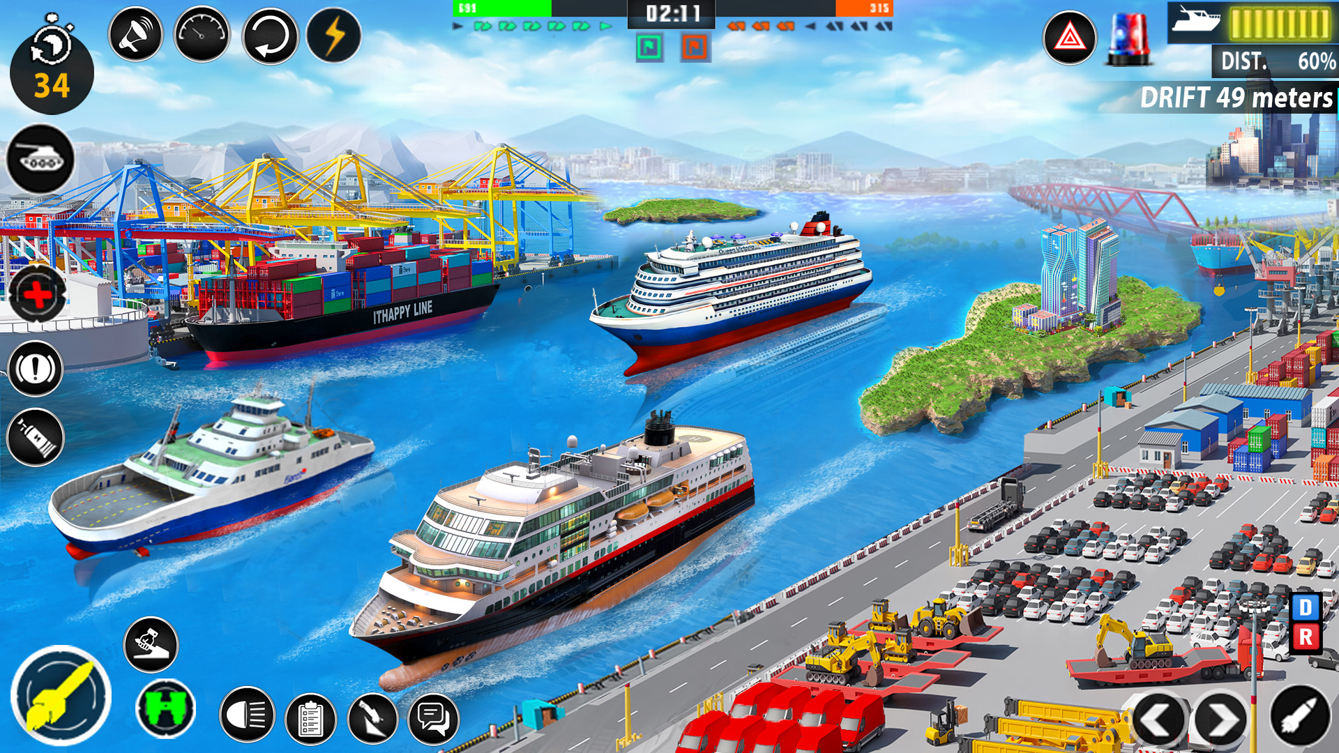 اسکرین شات 2 برنامه Cruise Ship Driving Simulator