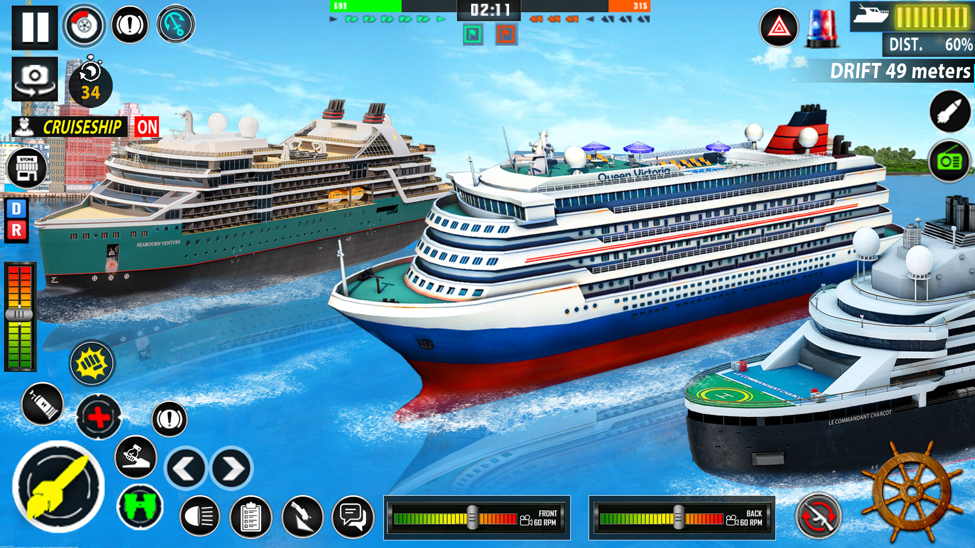 اسکرین شات 3 برنامه Cruise Ship Driving Simulator