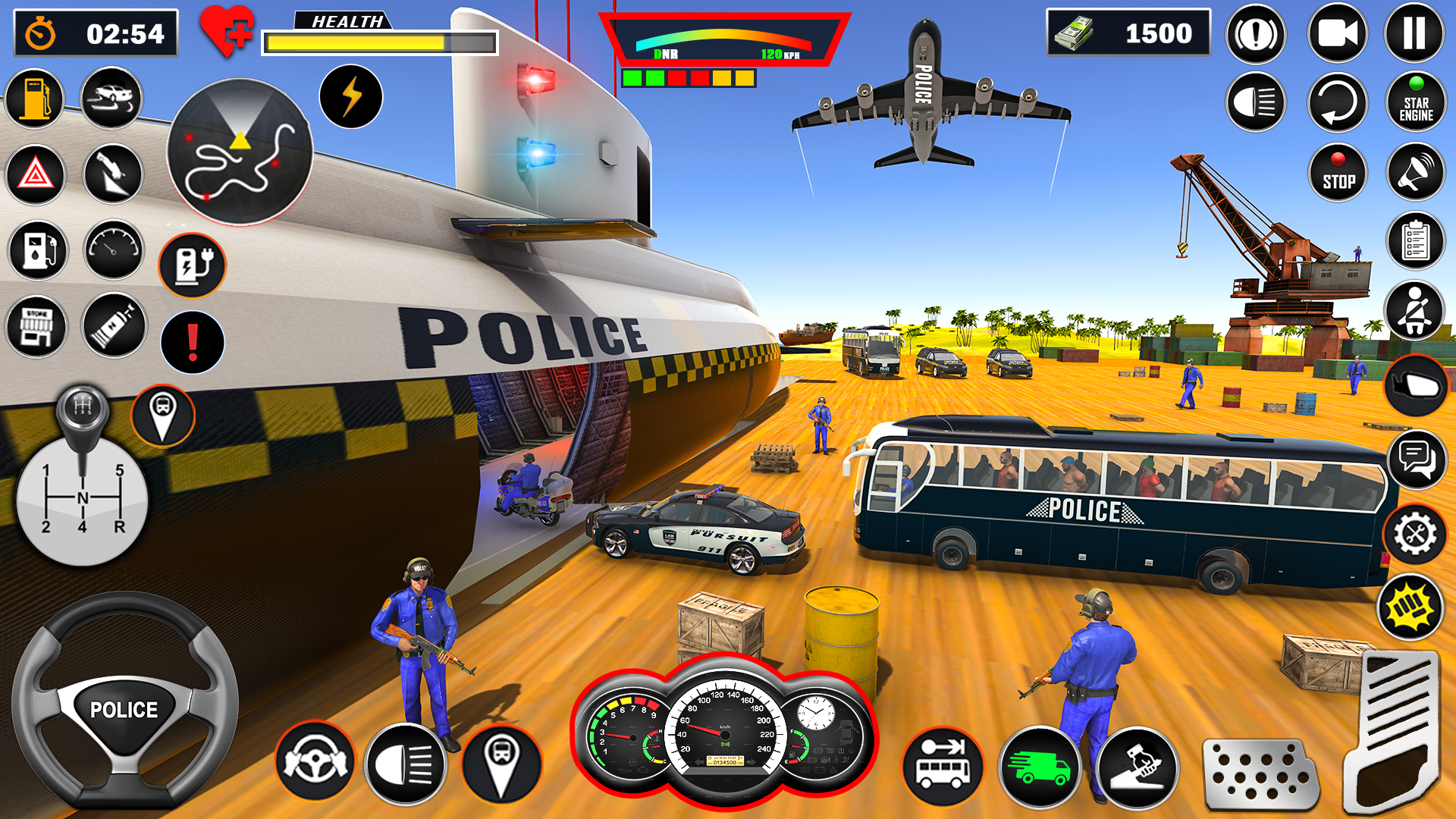 اسکرین شات 2 بازی US Police Submarine Transport