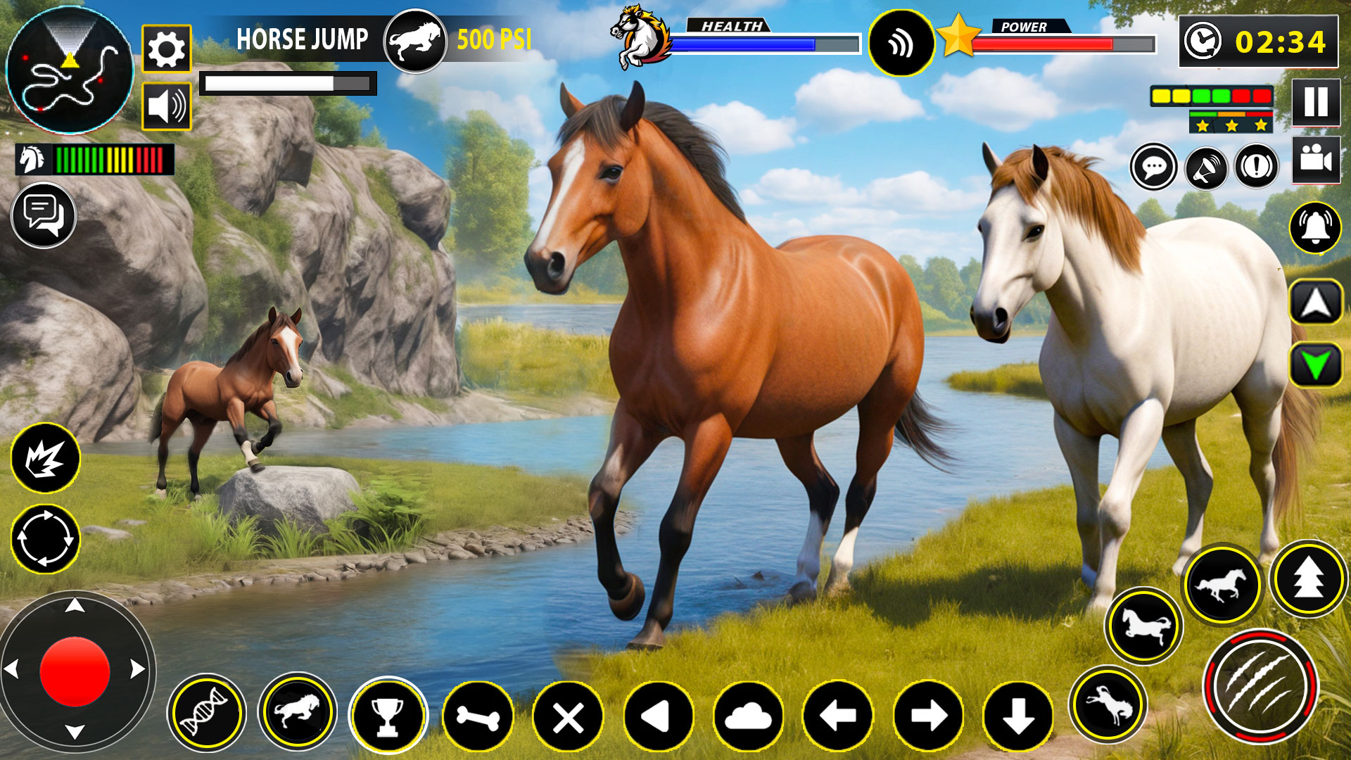 اسکرین شات 1 برنامه Wild Horse Family Simulator