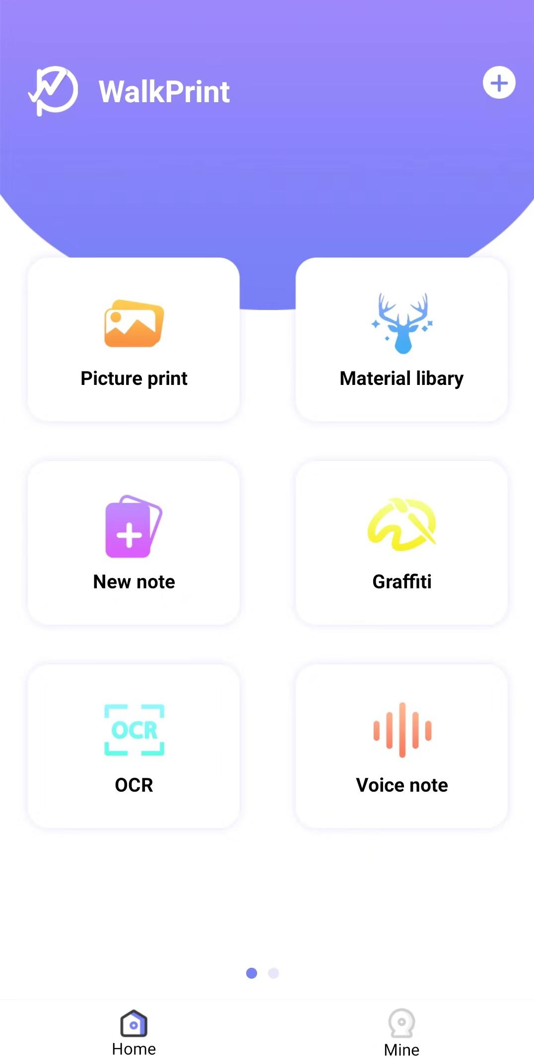 اسکرین شات 1 برنامه WalkPrint