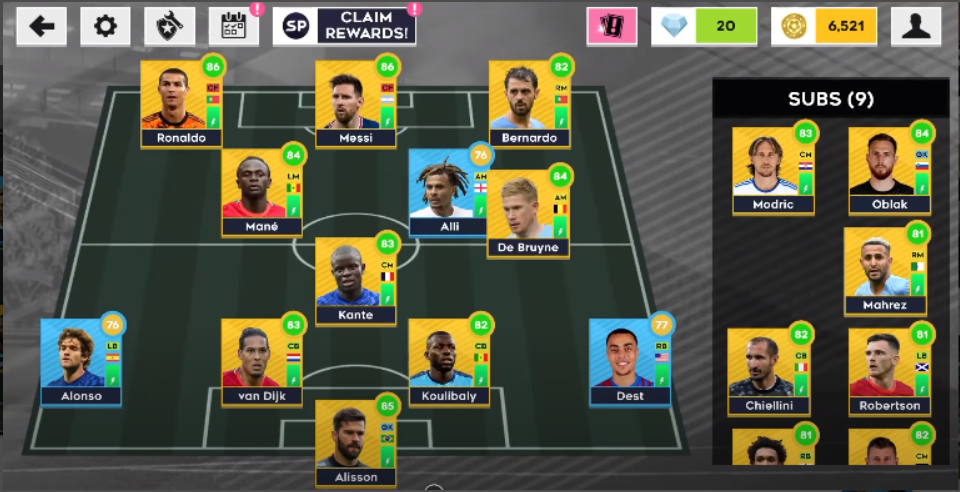 اسکرین شات 2 بازی Soccer Stars Football Strike