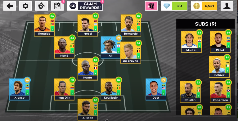 اسکرین شات 3 بازی Dream Win League Football Star