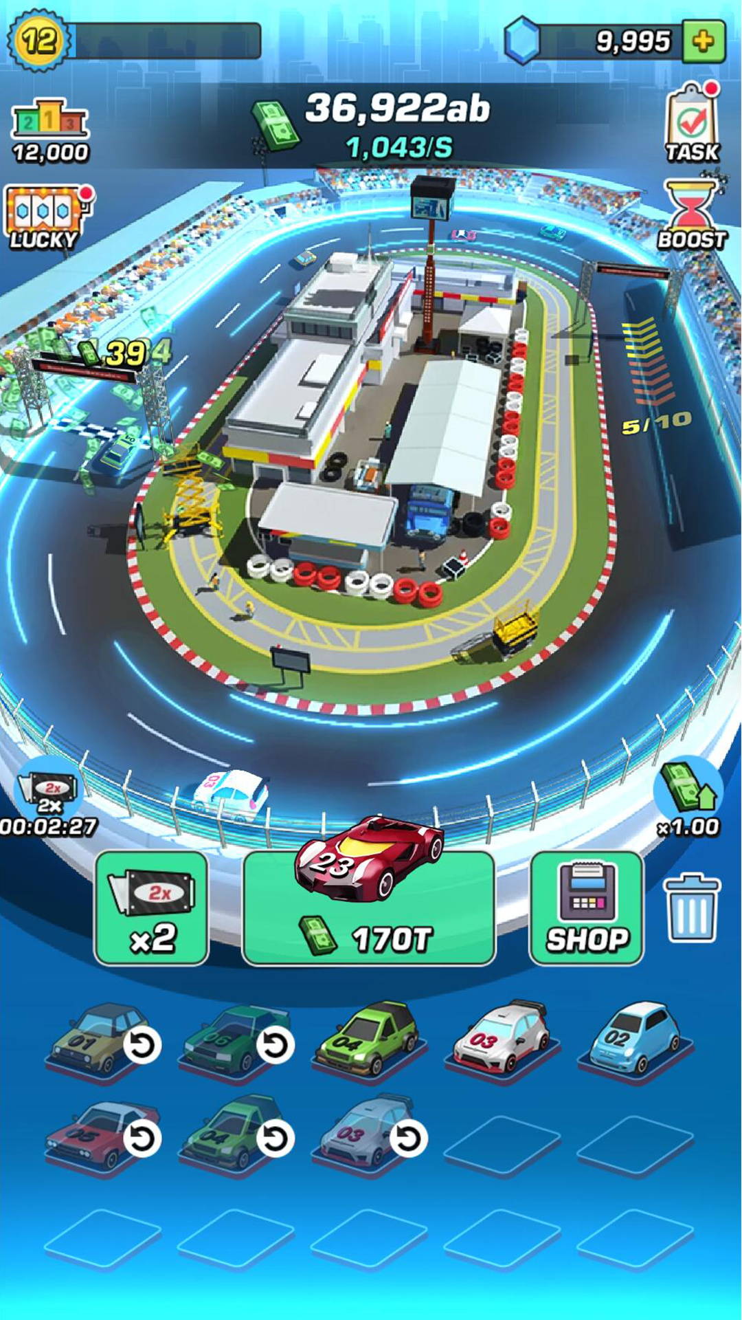 اسکرین شات 2 بازی Idle Car Racing