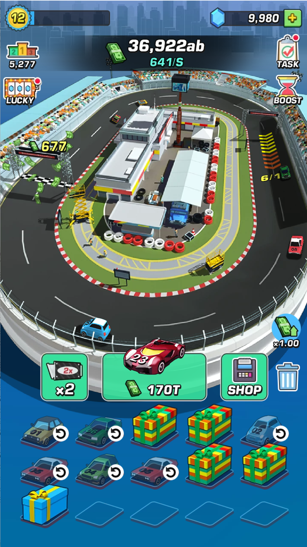 اسکرین شات 4 بازی Idle Car Racing