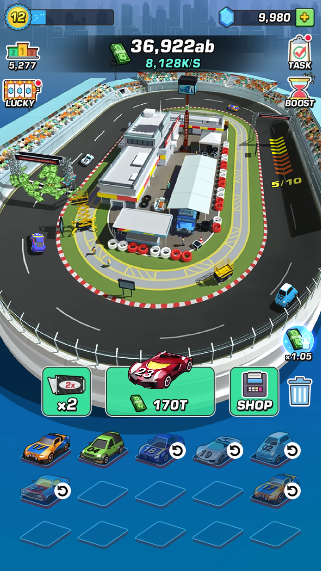 اسکرین شات 1 بازی Idle Car Racing