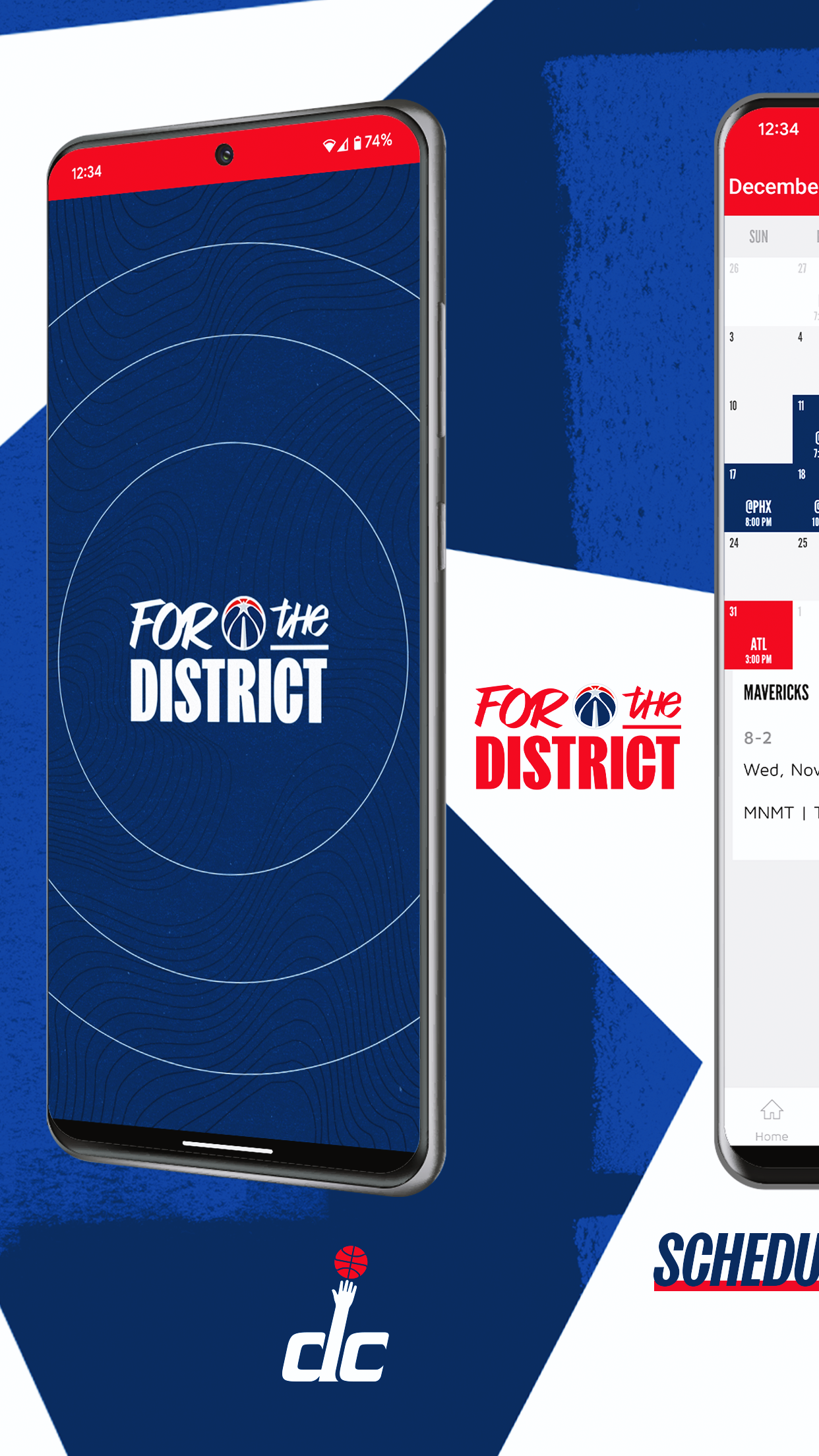 اسکرین شات 1 برنامه Washington Wizards Mobile