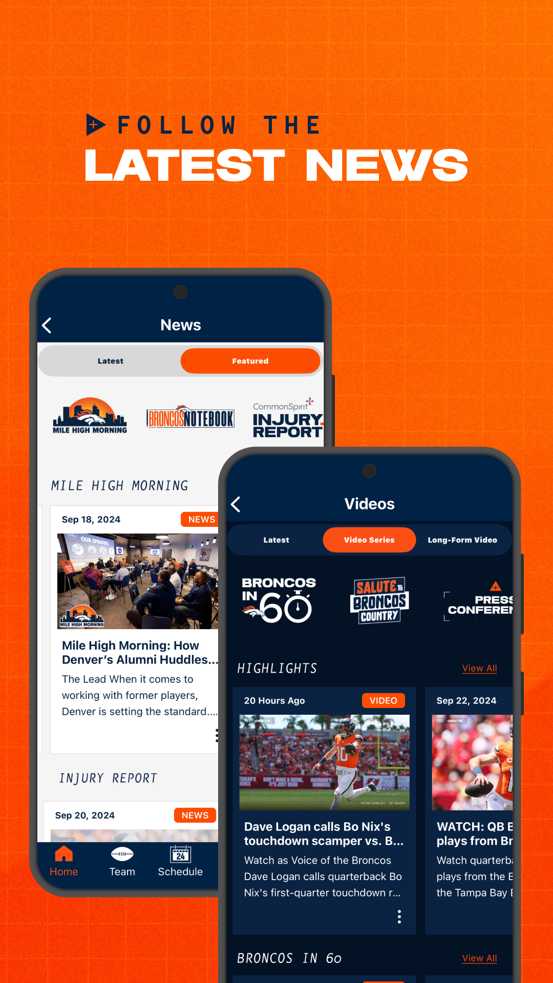 اسکرین شات 2 برنامه Denver Broncos