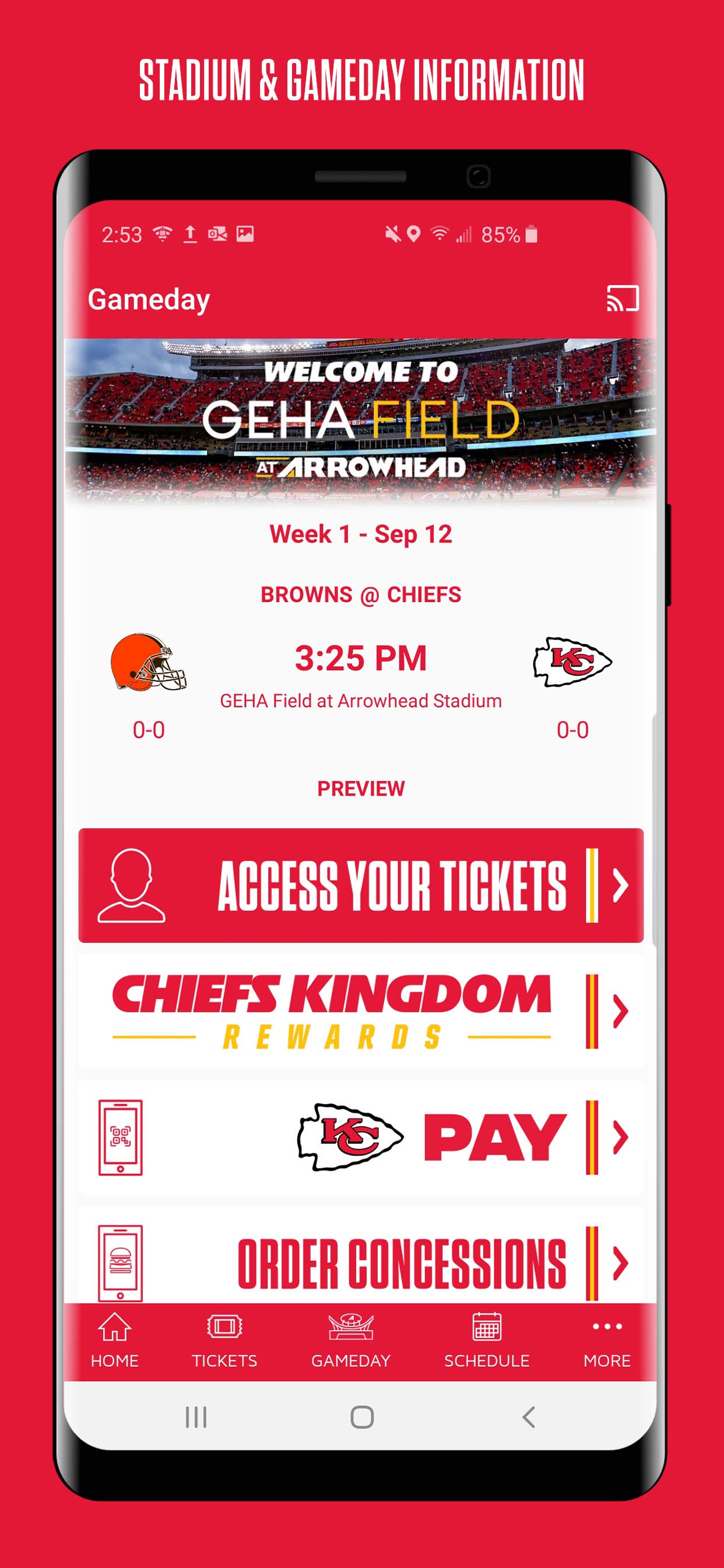 اسکرین شات 7 برنامه Chiefs Mobile