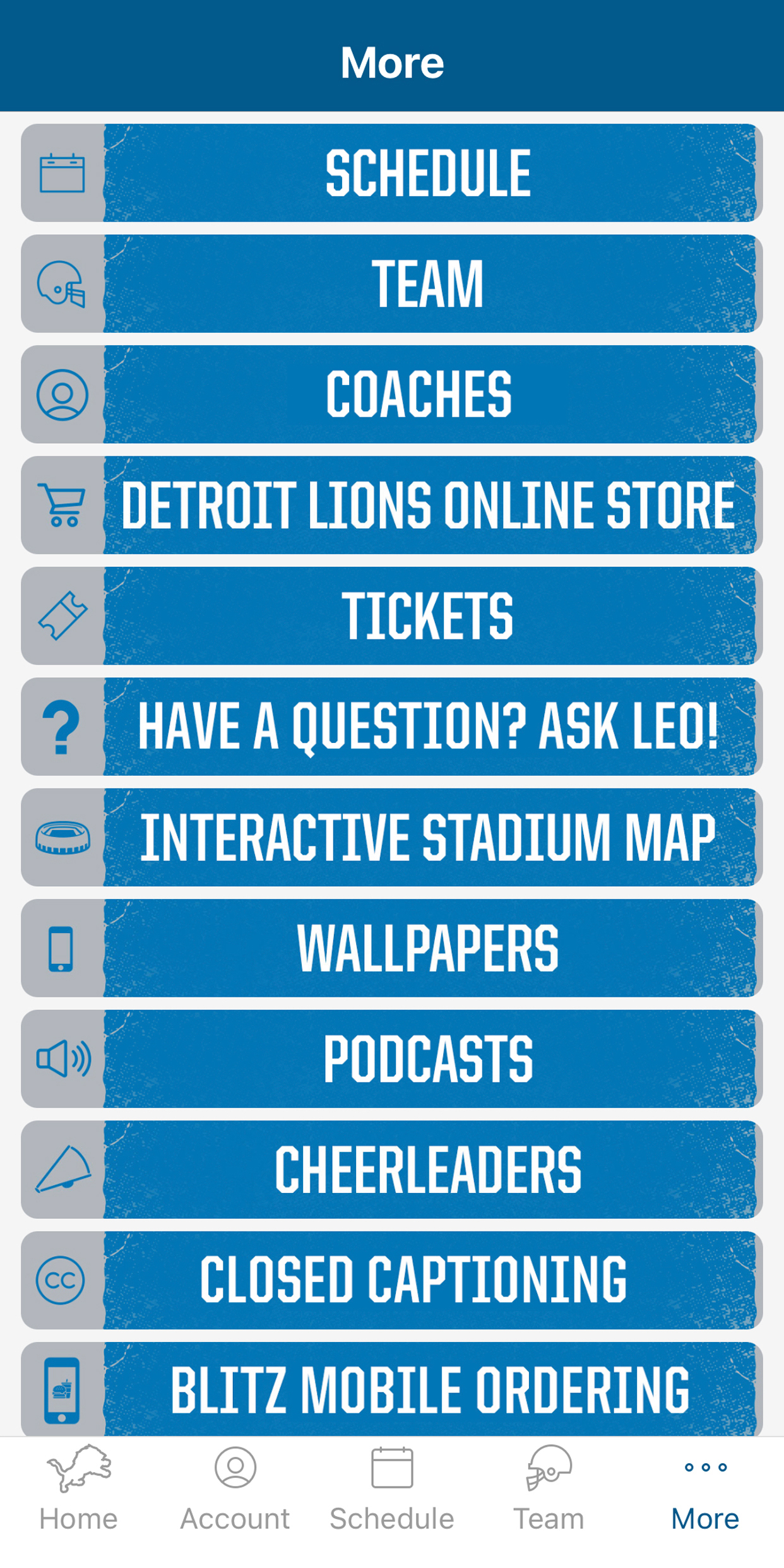 اسکرین شات 3 برنامه Detroit Lions Mobile