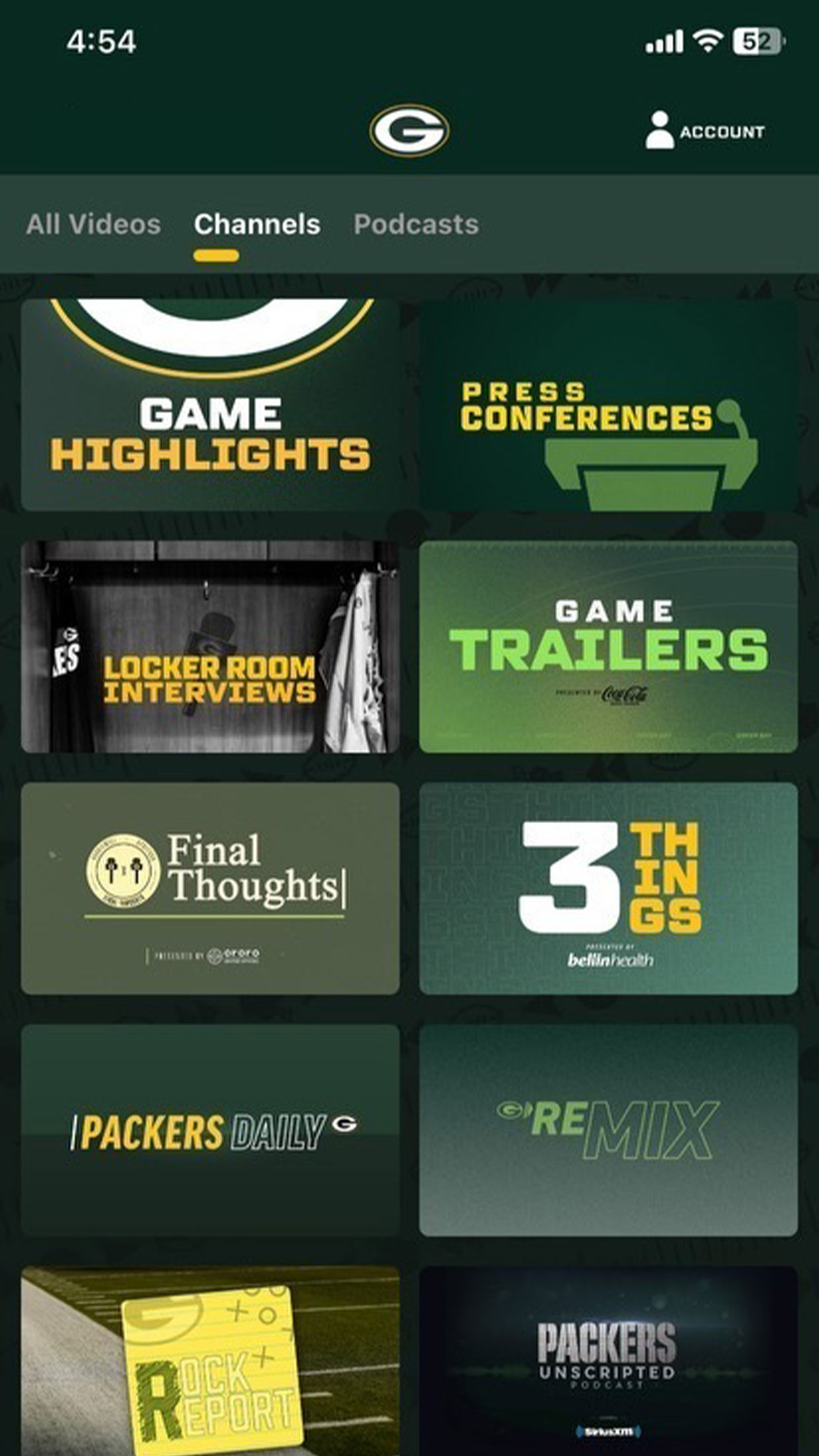 اسکرین شات 6 برنامه Green Bay Packers