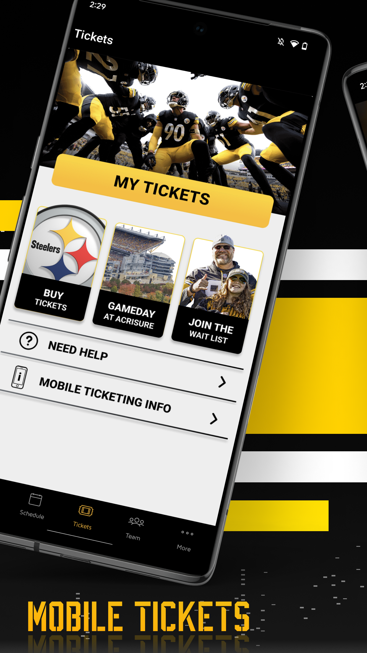 اسکرین شات 4 برنامه Pittsburgh Steelers