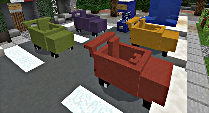 اسکرین شات 7 برنامه Minecraft car mod. Vehicle