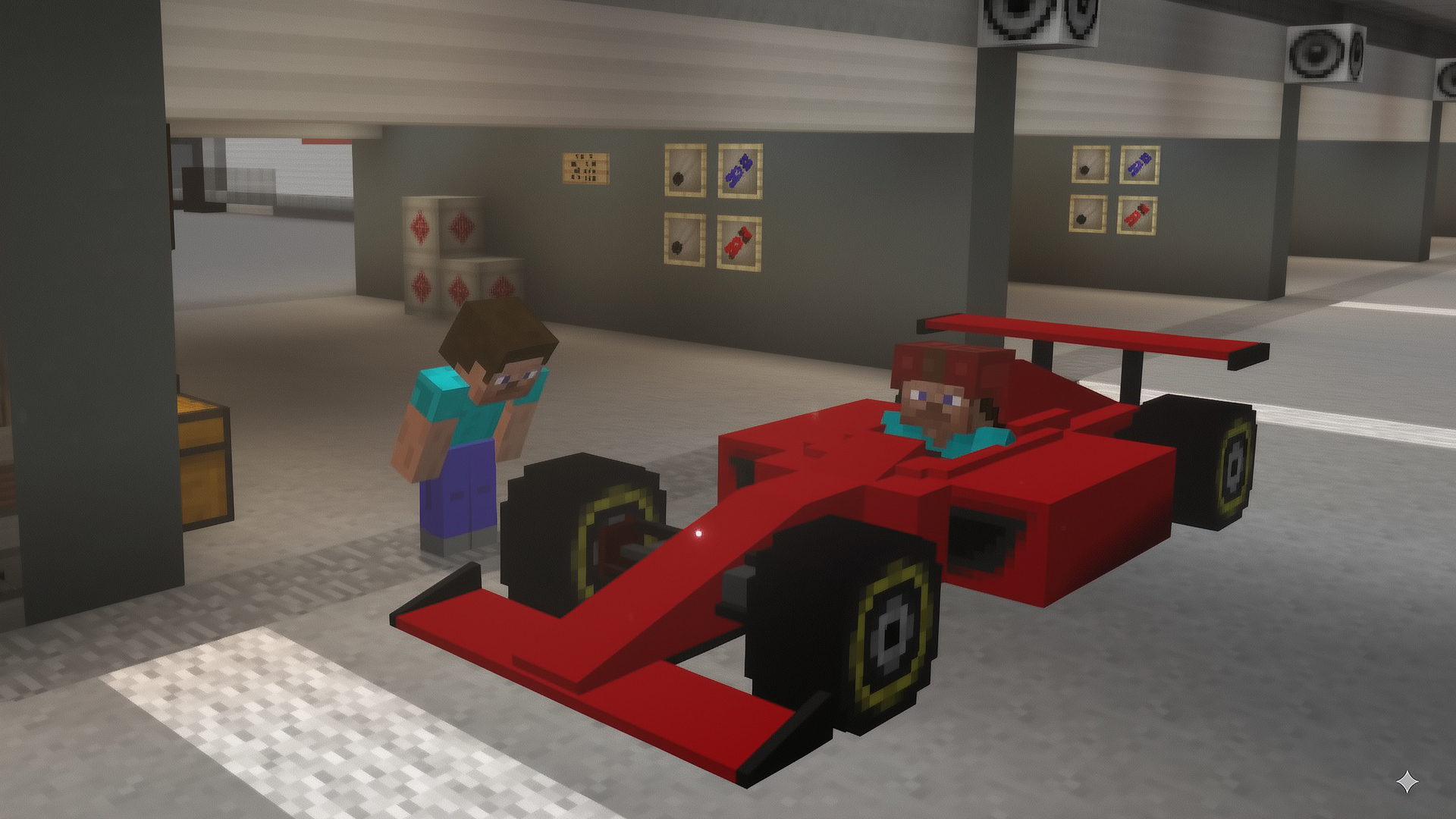 اسکرین شات 3 برنامه Cars addon for Minecraft