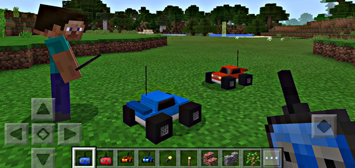 اسکرین شات 1 برنامه Minecraft car mod. Vehicle
