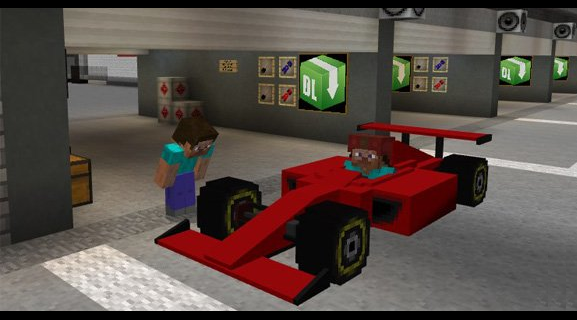اسکرین شات 3 برنامه Minecraft car mod. Vehicle