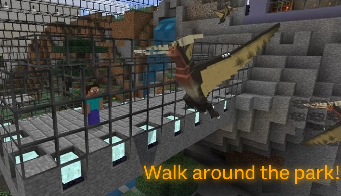 اسکرین شات 2 برنامه Jurassic Dinosaurs Mod