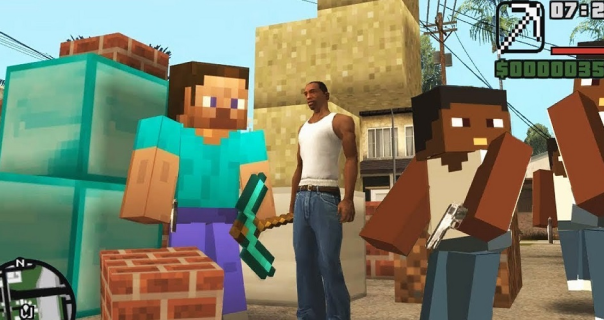 اسکرین شات 3 برنامه SA GTA in Minecraft PE