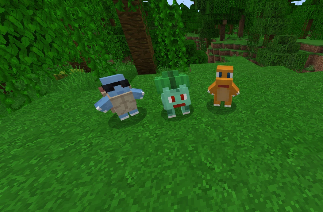 اسکرین شات 4 برنامه Pixelmon in Minecraft. Mods