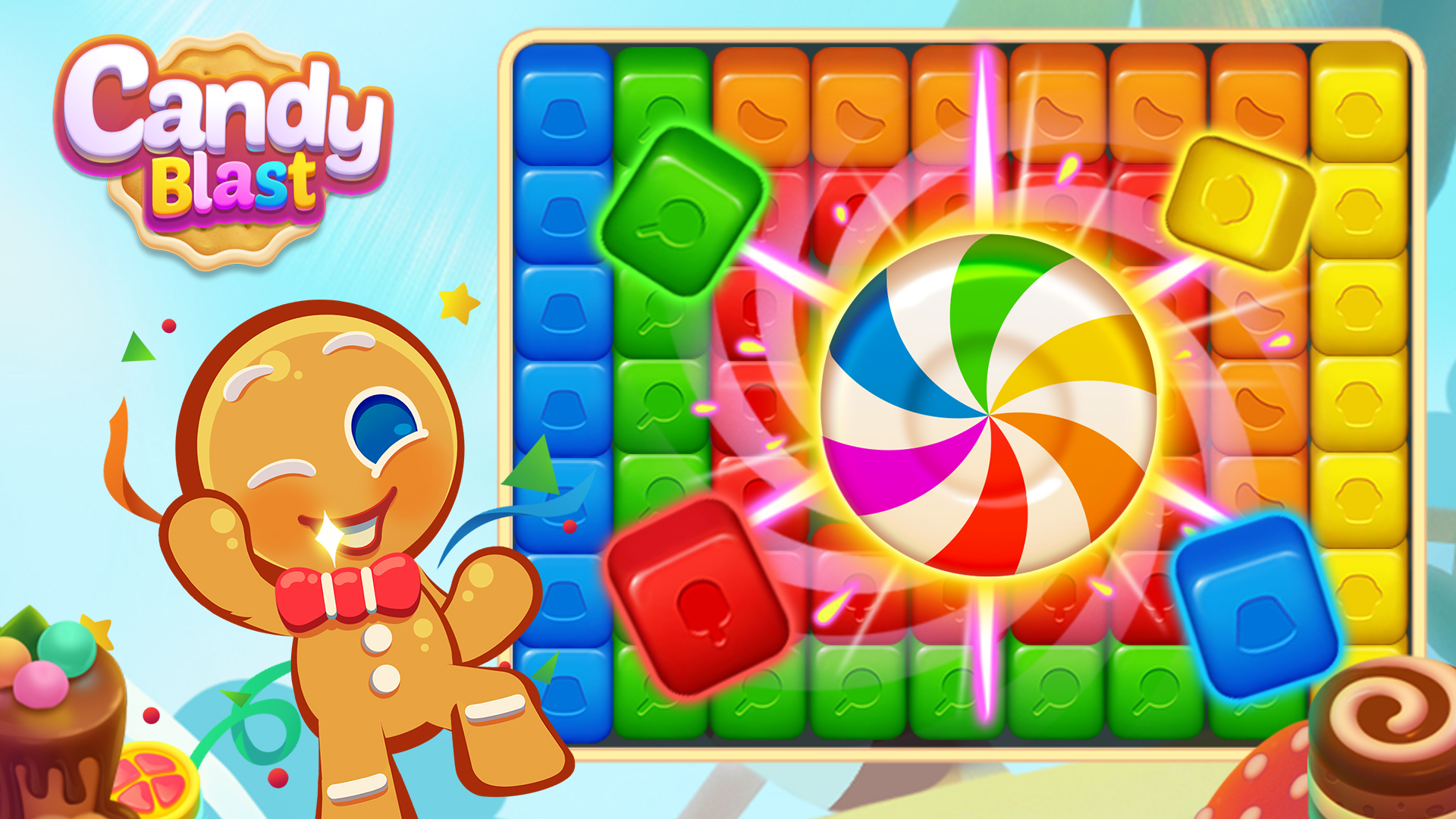 اسکرین شات 8 بازی Candy Blast Fever:Cubes Crush