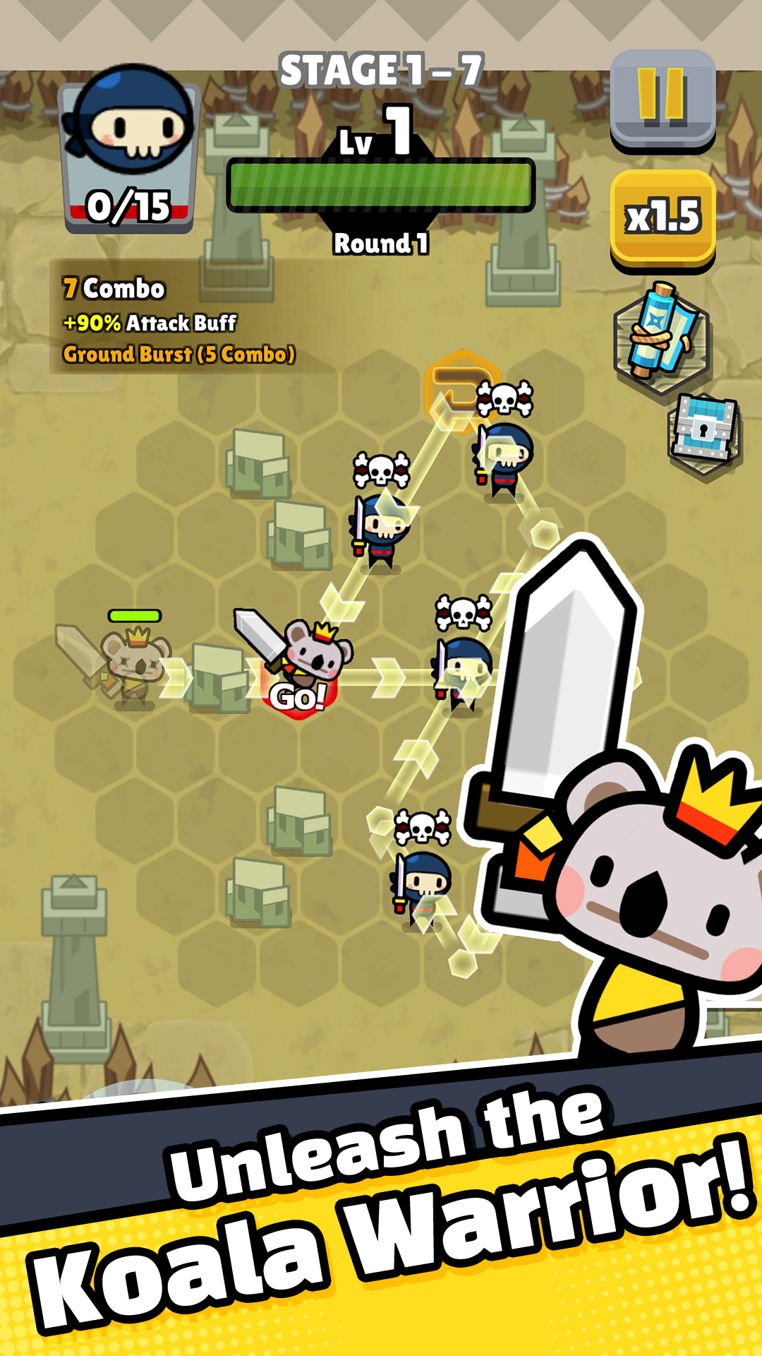 اسکرین شات 1 بازی Combo Hero - Battle Checkers