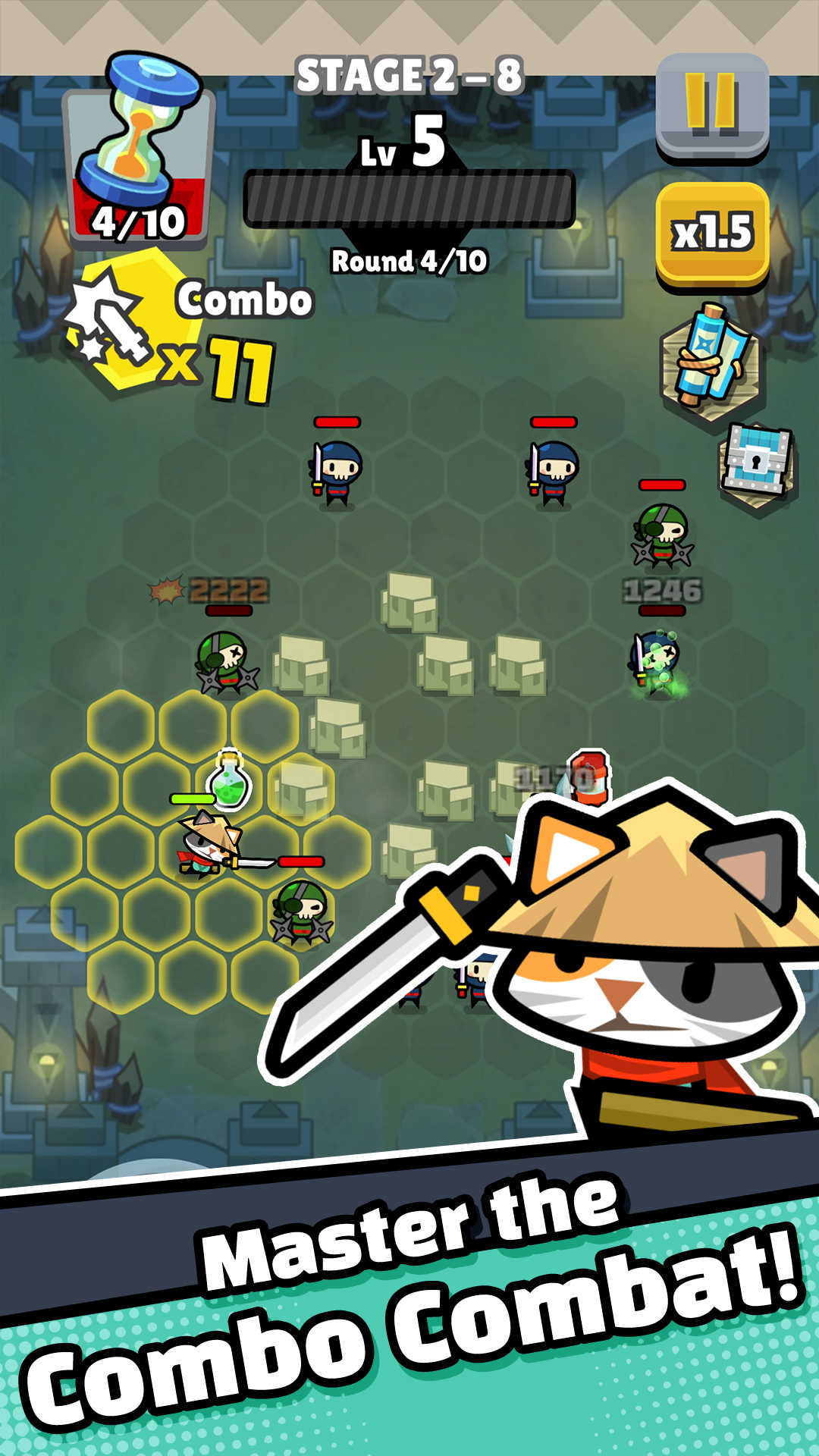 اسکرین شات 3 بازی Combo Hero - Battle Checkers