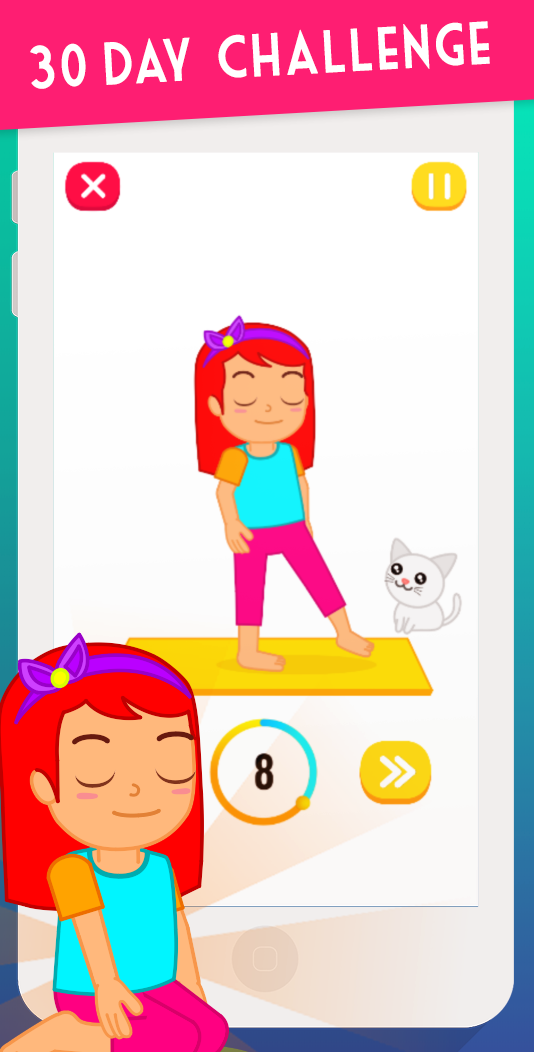 اسکرین شات 8 برنامه Kids Exercise: Kids Workout