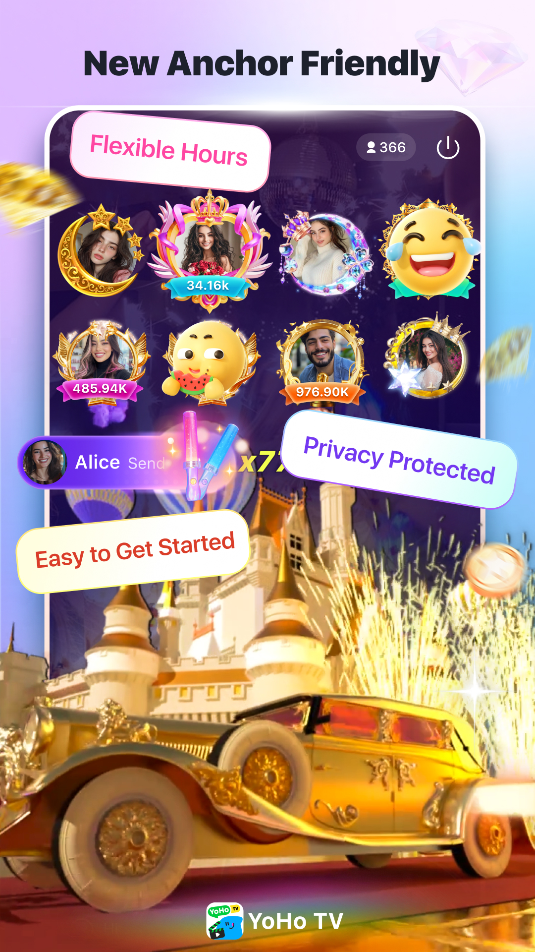 اسکرین شات 4 برنامه Yoho TV—Drama & Chat